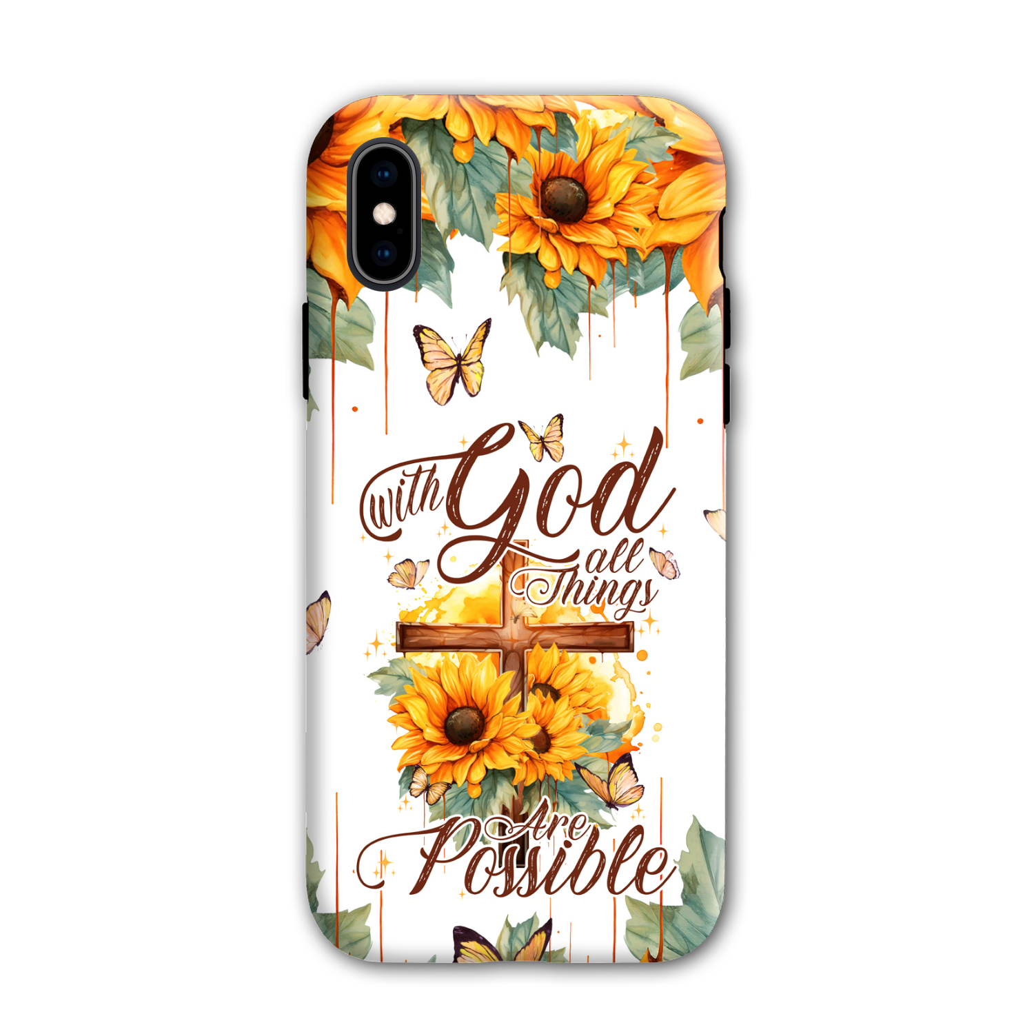 With God All Things Are Possible Phone Case - Tytd30062314