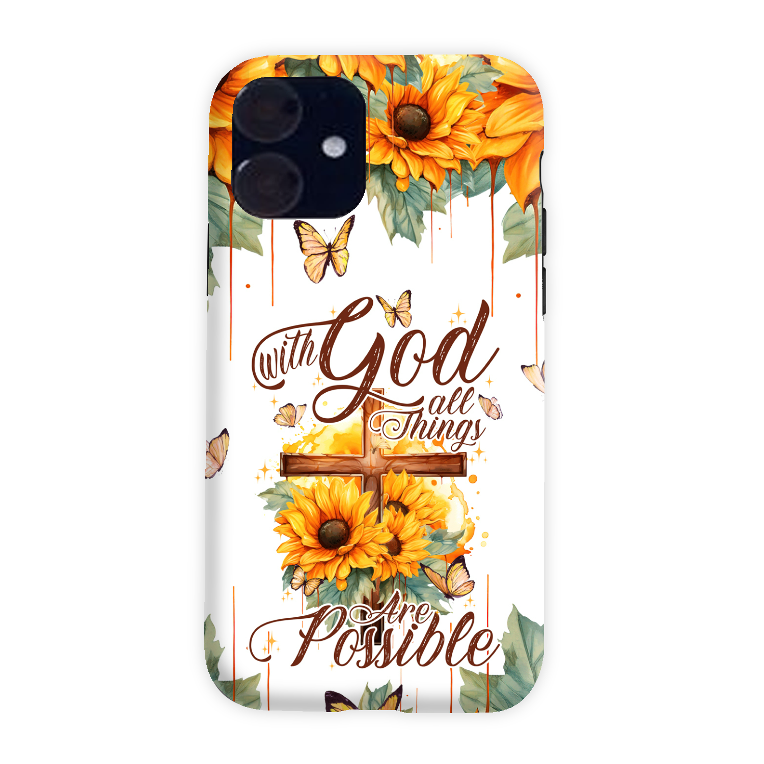 With God All Things Are Possible Phone Case - Tytd30062314