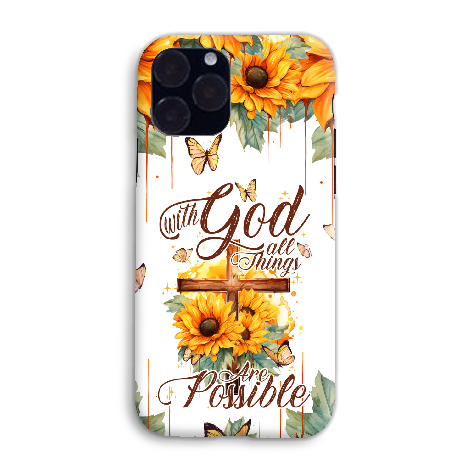 With God All Things Are Possible Phone Case - Tytd30062314