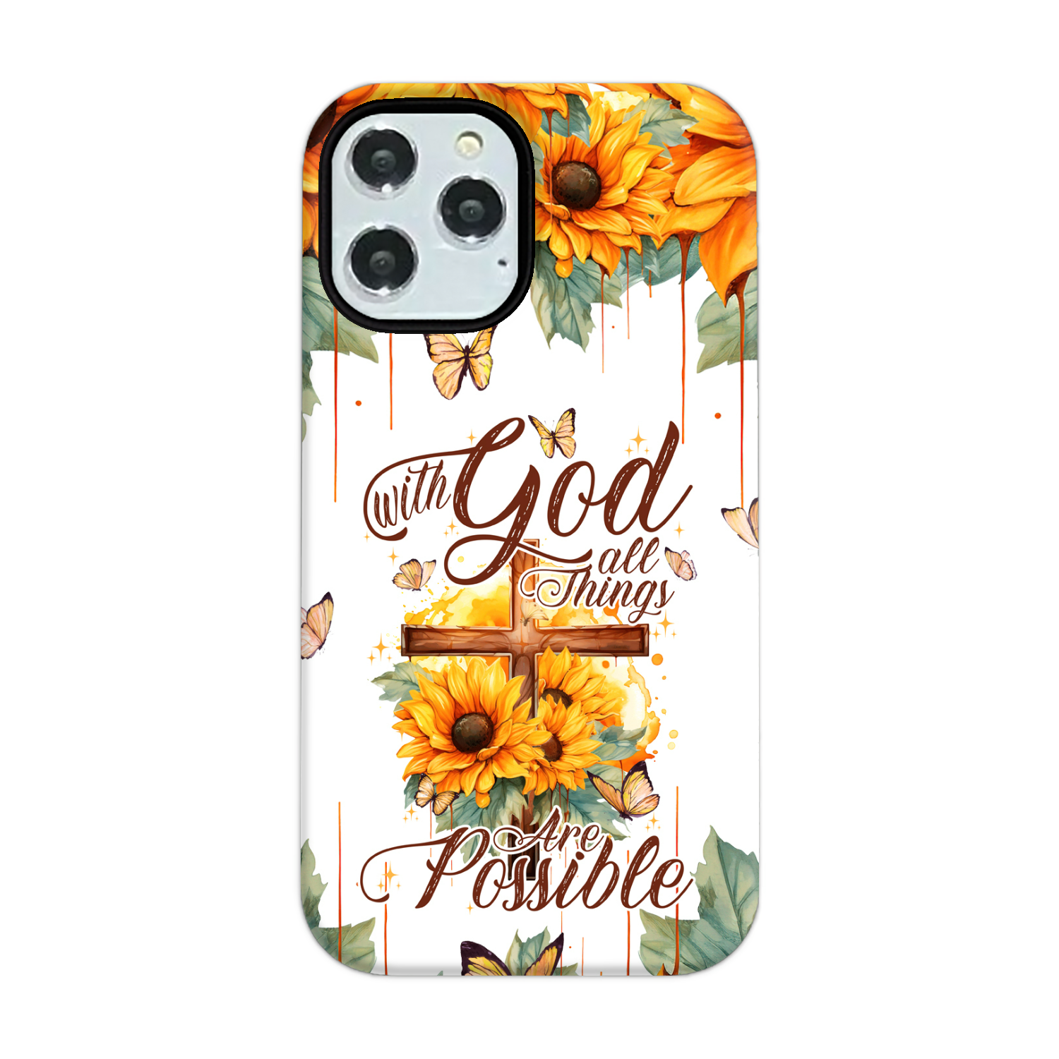 With God All Things Are Possible Phone Case - Tytd30062314
