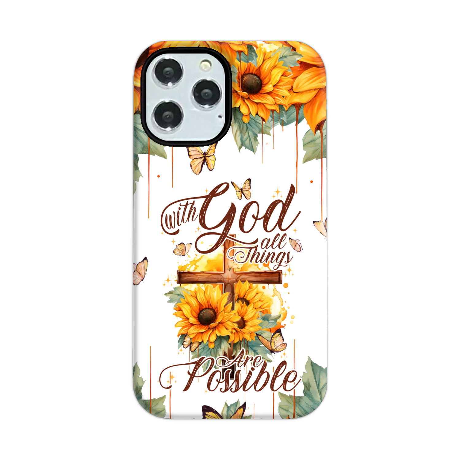 With God All Things Are Possible Phone Case - Tytd30062314