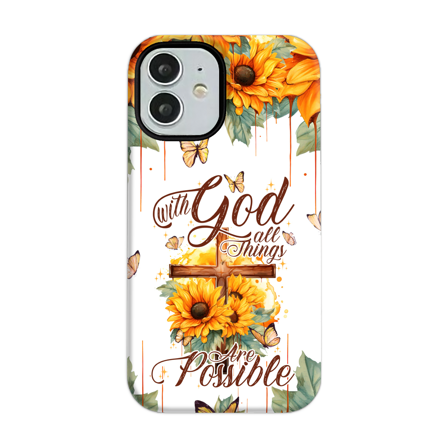 With God All Things Are Possible Phone Case - Tytd30062314