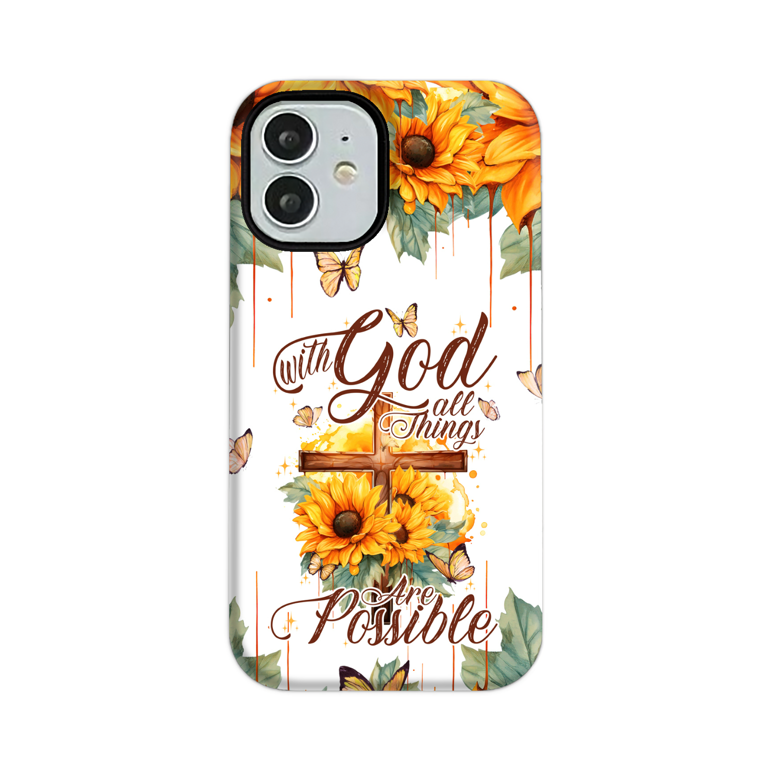 With God All Things Are Possible Phone Case - Tytd30062314