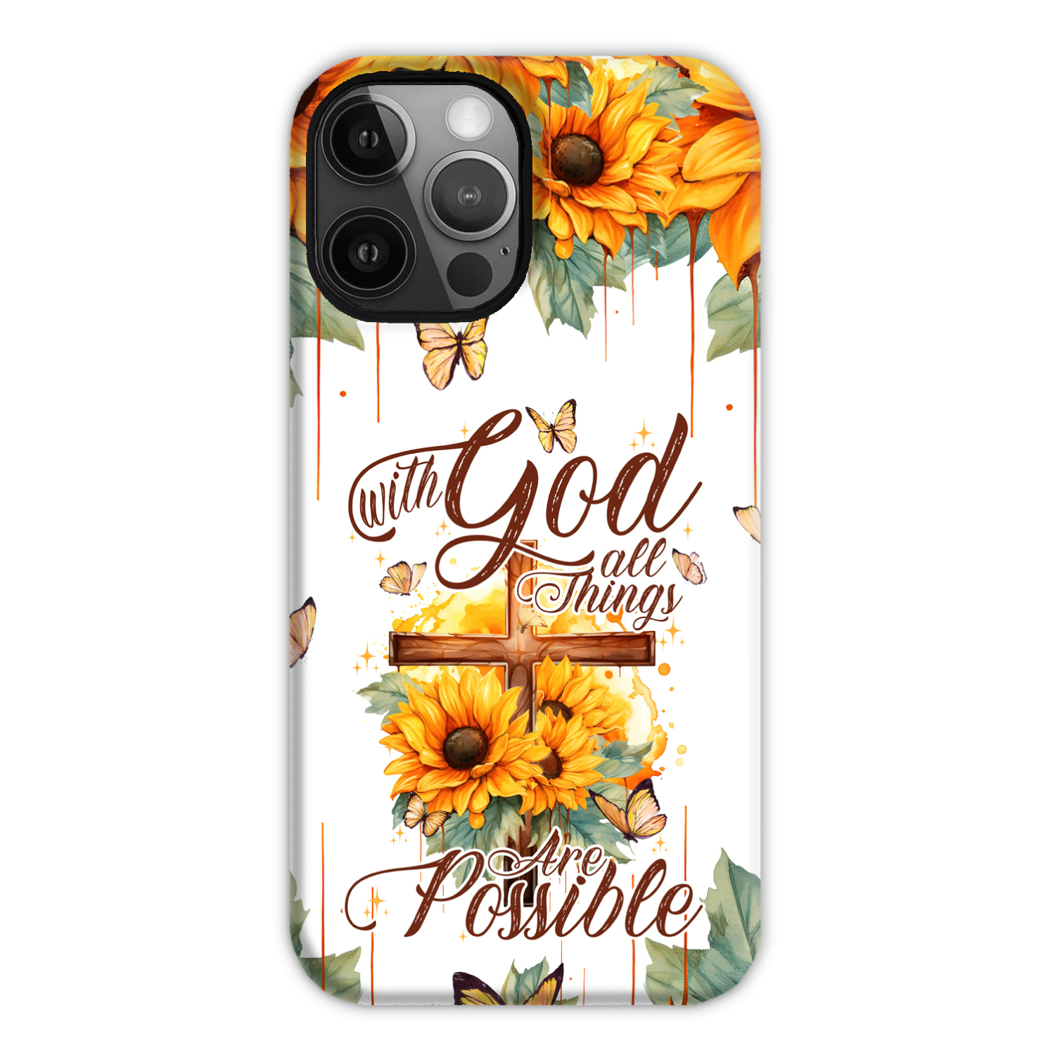With God All Things Are Possible Phone Case - Tytd30062314