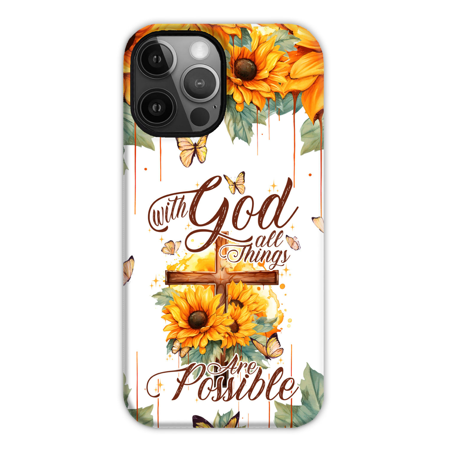 With God All Things Are Possible Phone Case - Tytd30062314