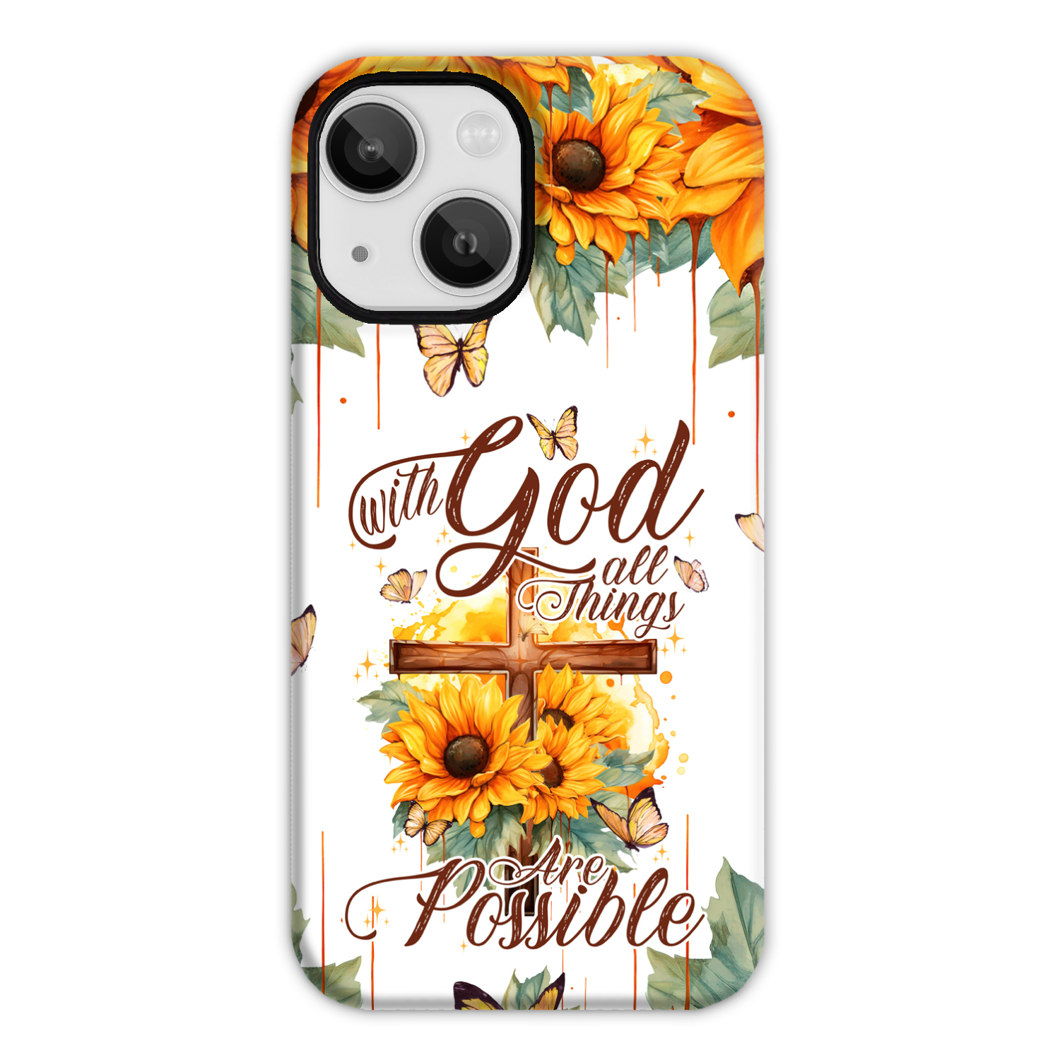 With God All Things Are Possible Phone Case - Tytd30062314