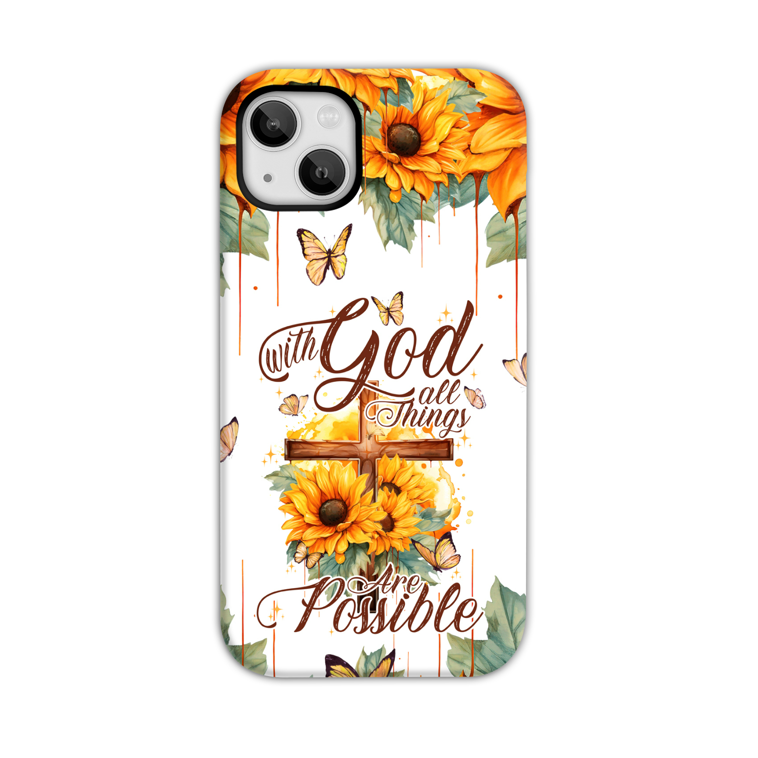 With God All Things Are Possible Phone Case - Tytd30062314