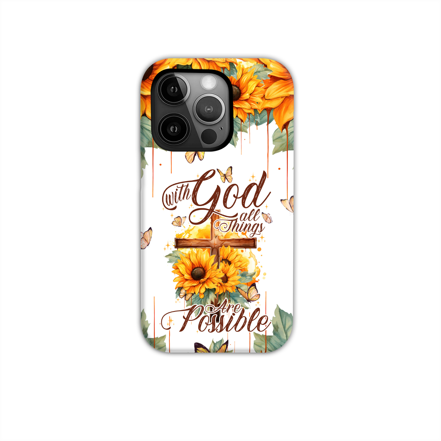 With God All Things Are Possible Phone Case - Tytd30062314