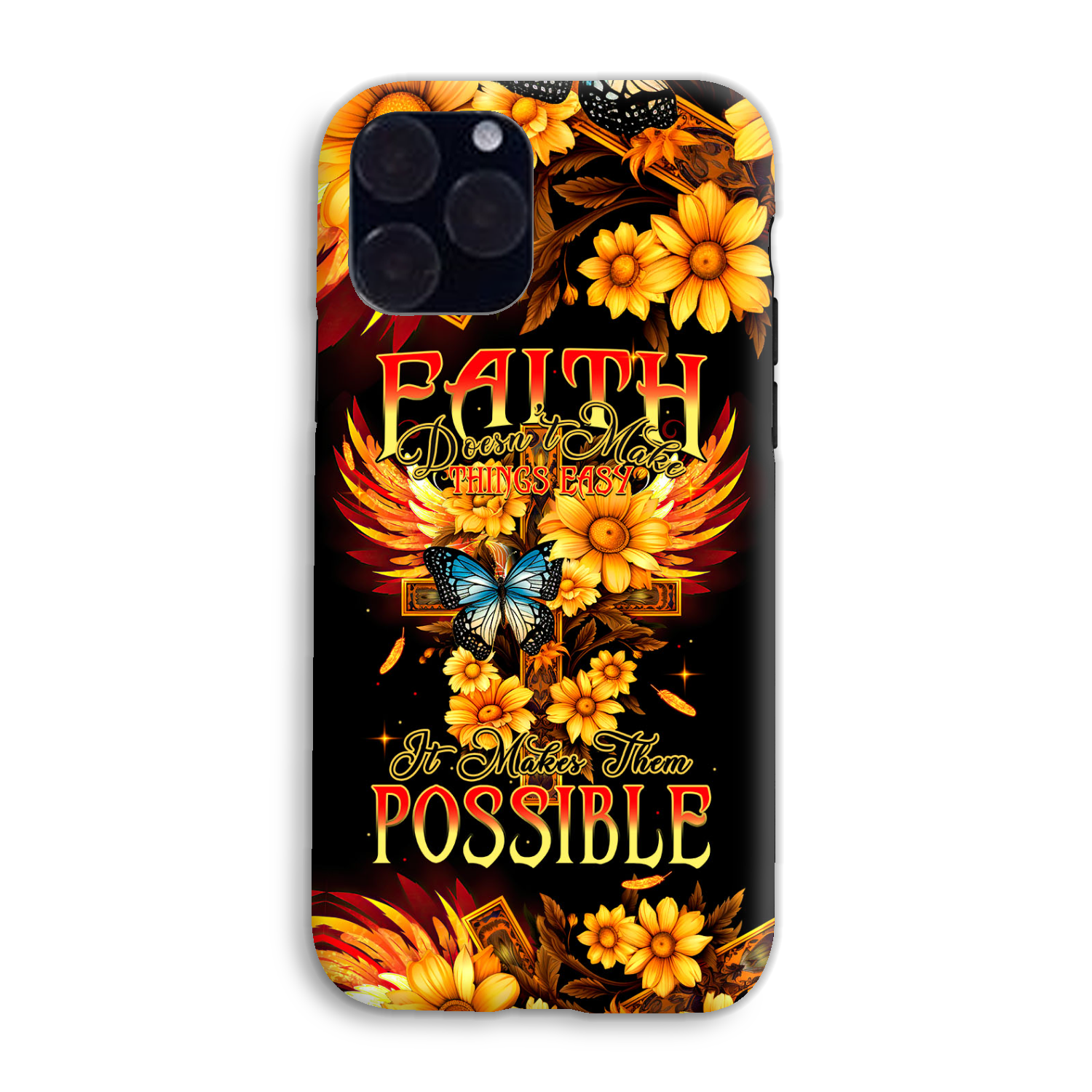 Faith Doesn't Make Things Easy Phone Case - Tytm2706231