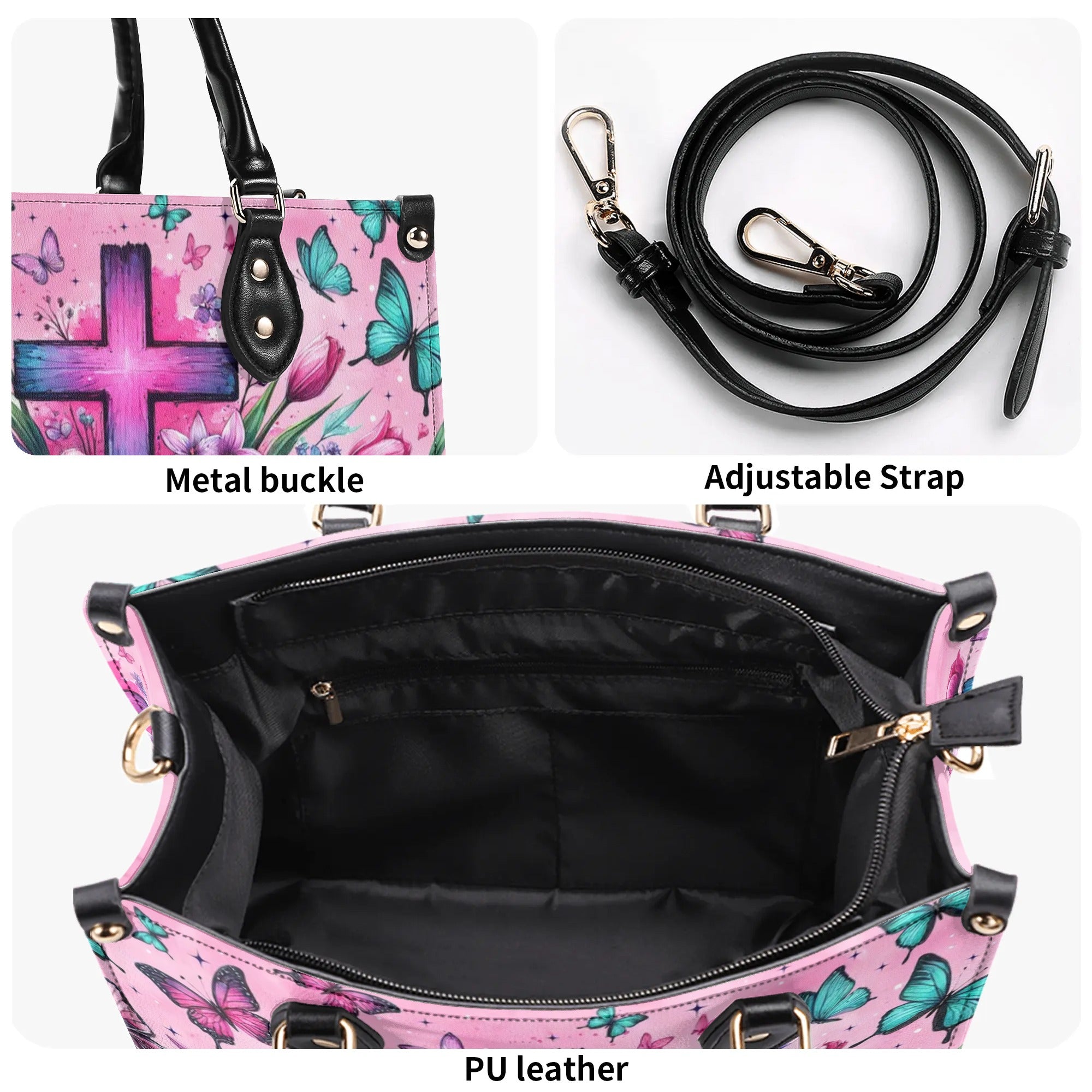 Lord Stood With Me Leather Handbag - Tytm3107243