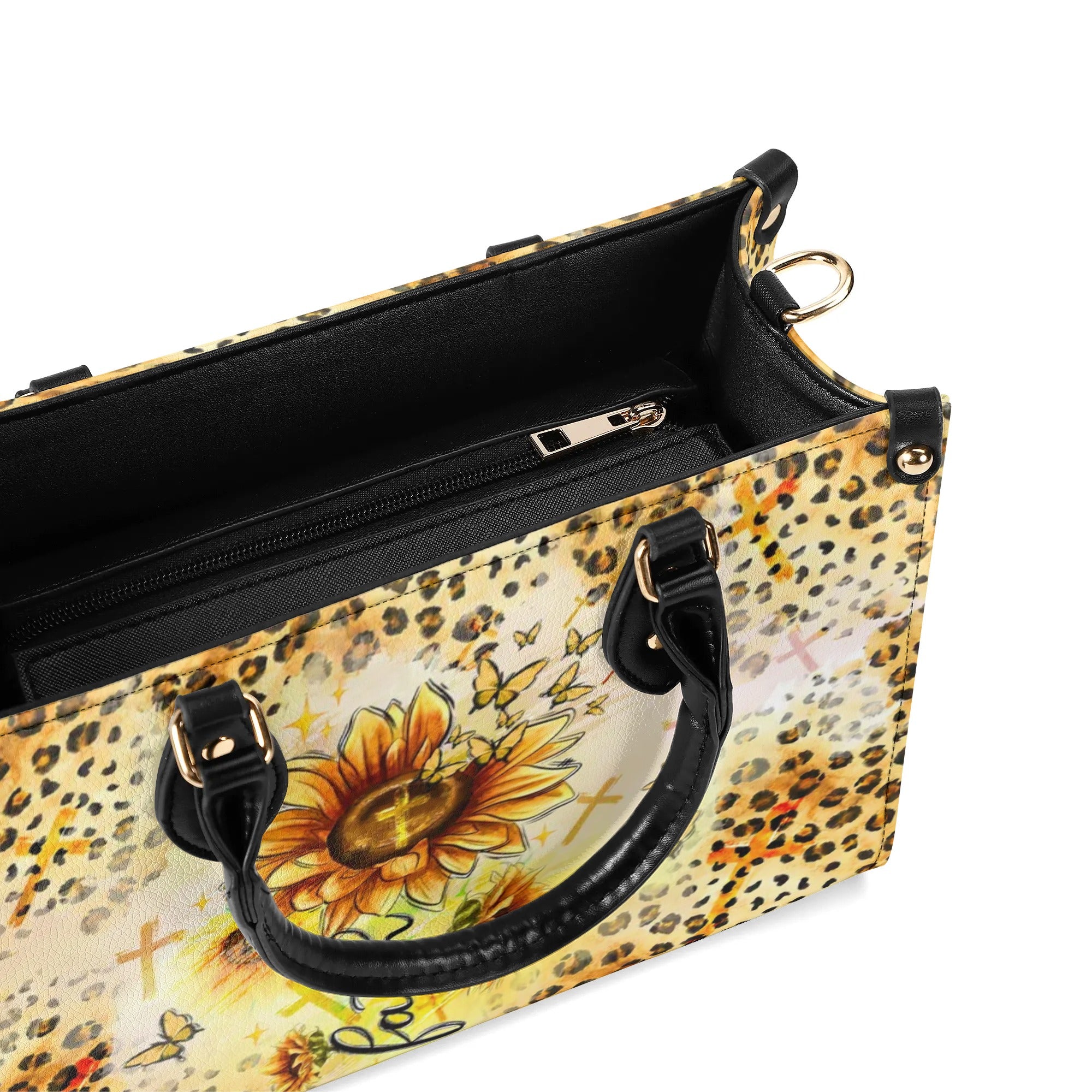 Faith Sunflowers Leather Handbag - Tltw0208243