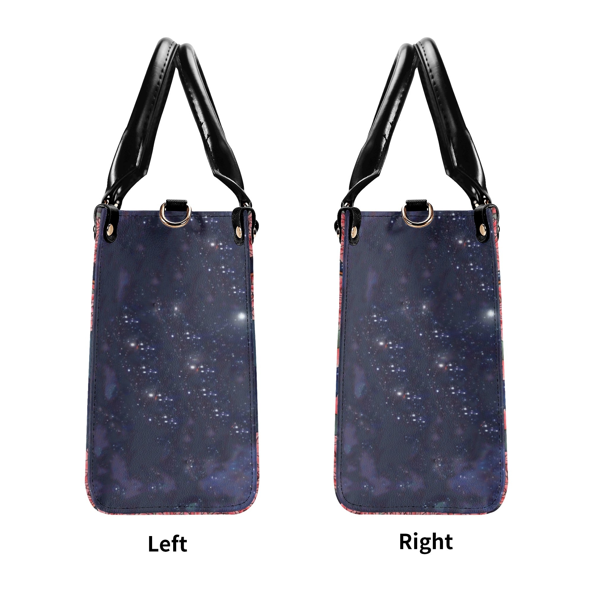 CROSS WINGS FLOWER LEATHER HANDBAG - YHLN0912244