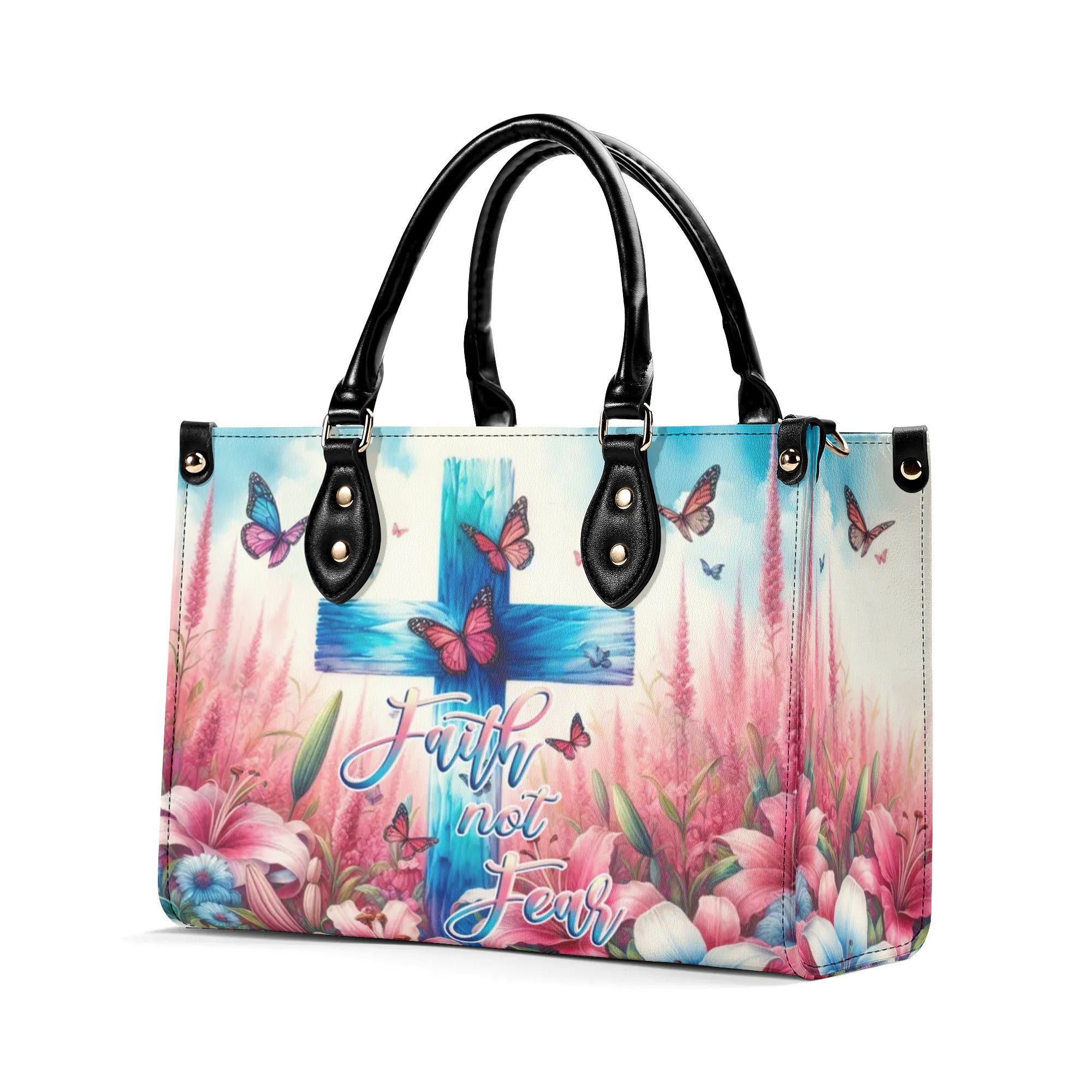 Faith Not Fear Leather Handbag - Yhkd2905241