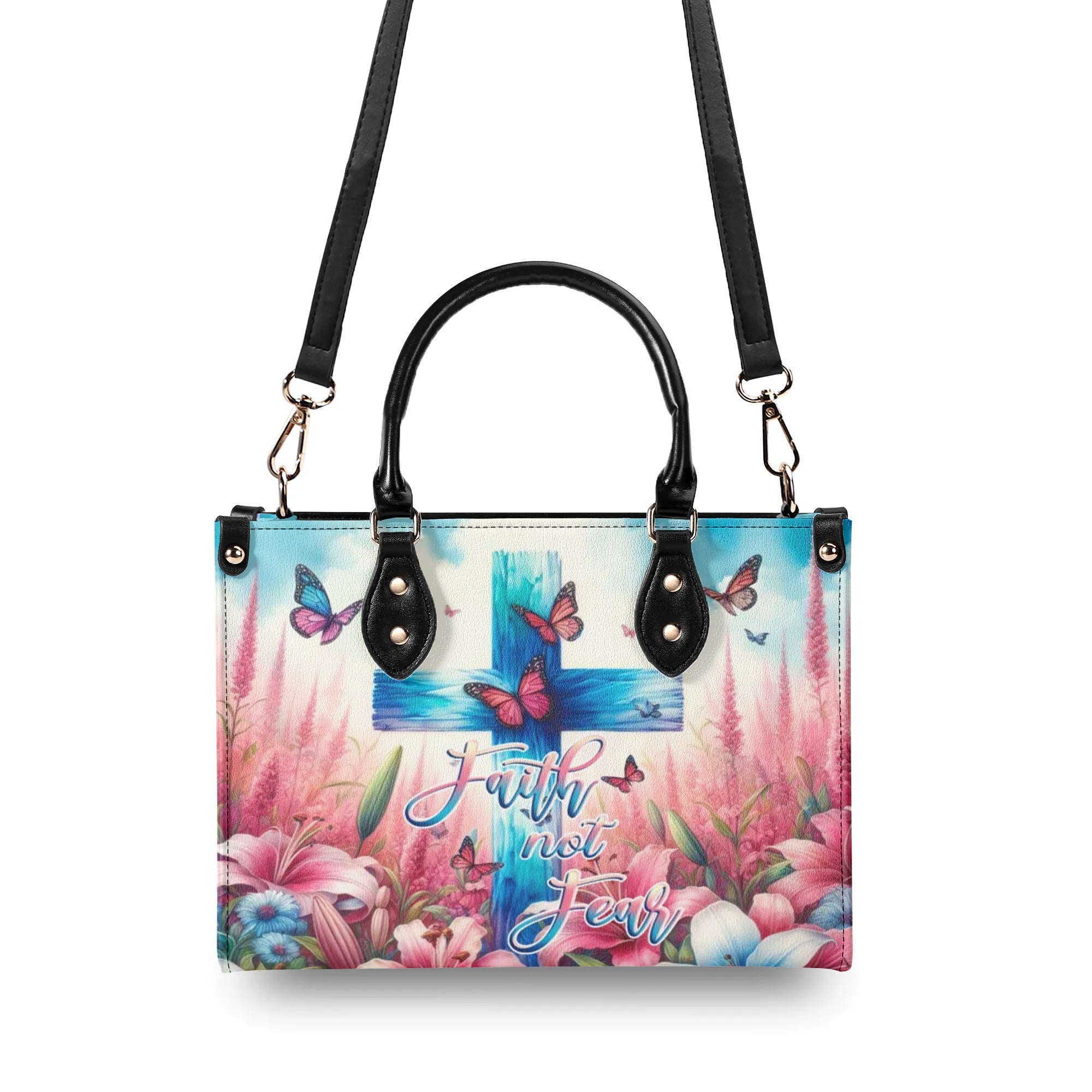 Faith Not Fear Leather Handbag - Yhkd2905241