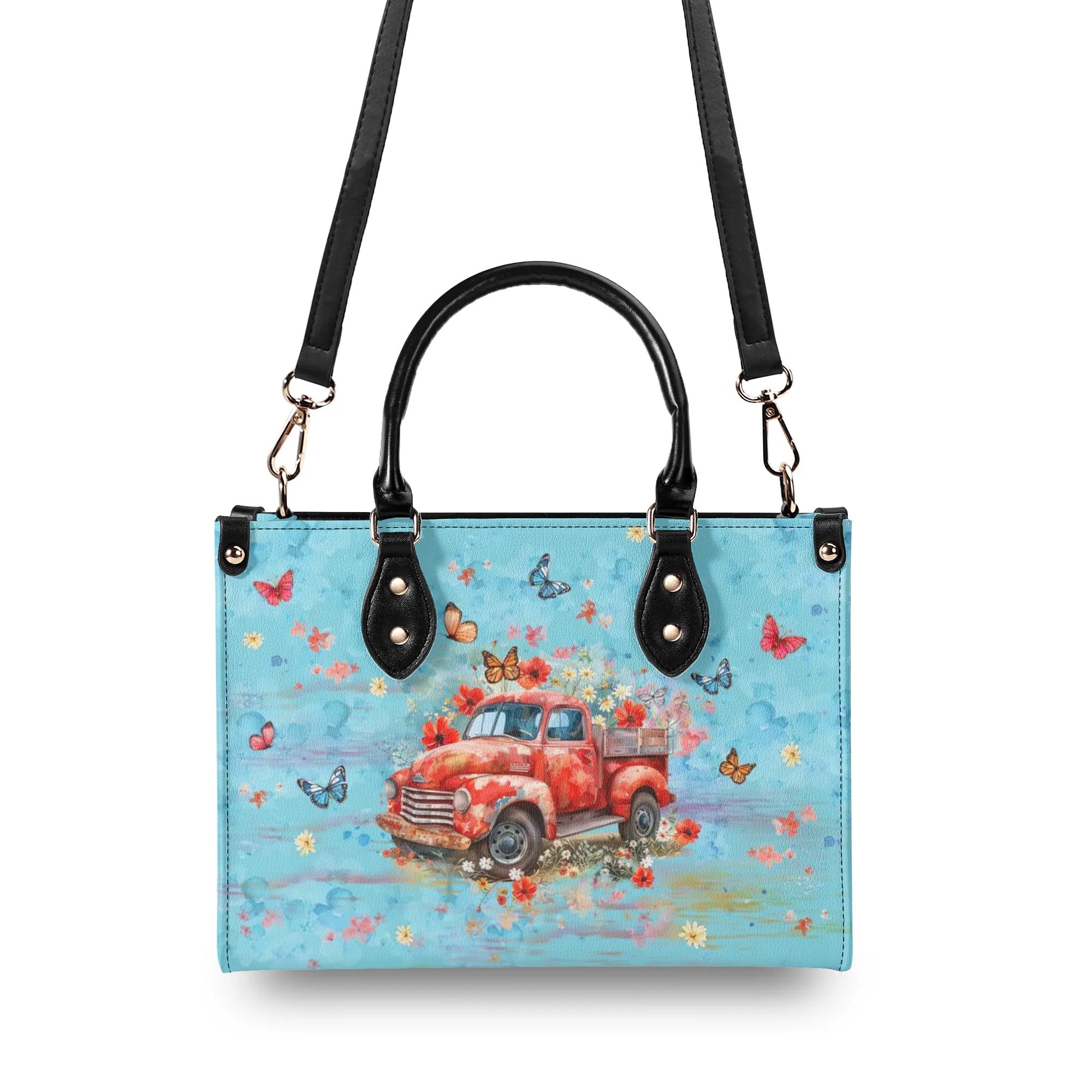 Jesus Take The Wheel Leather Handbag - Yhlt1607244