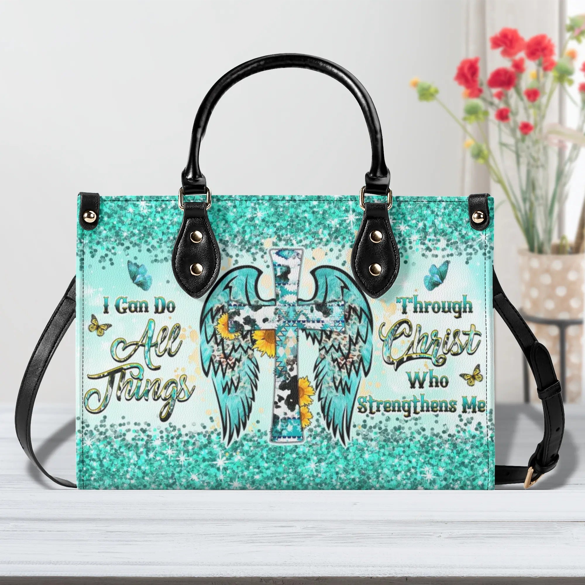 I Can Do All Things Leather Handbag - Yhhg2307244