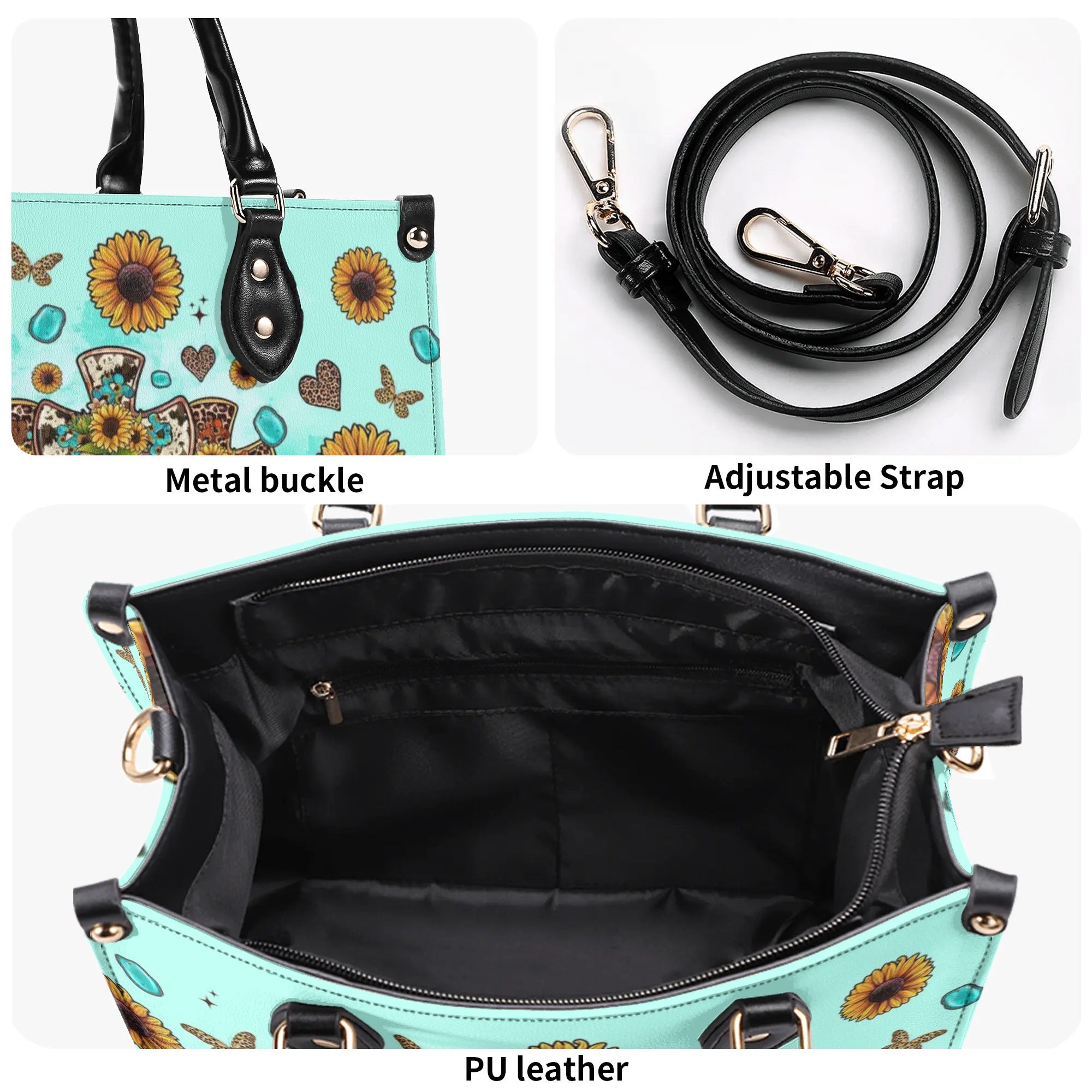 Faith Hope Love Cross Boho Leather Handbag - Tltr2506244