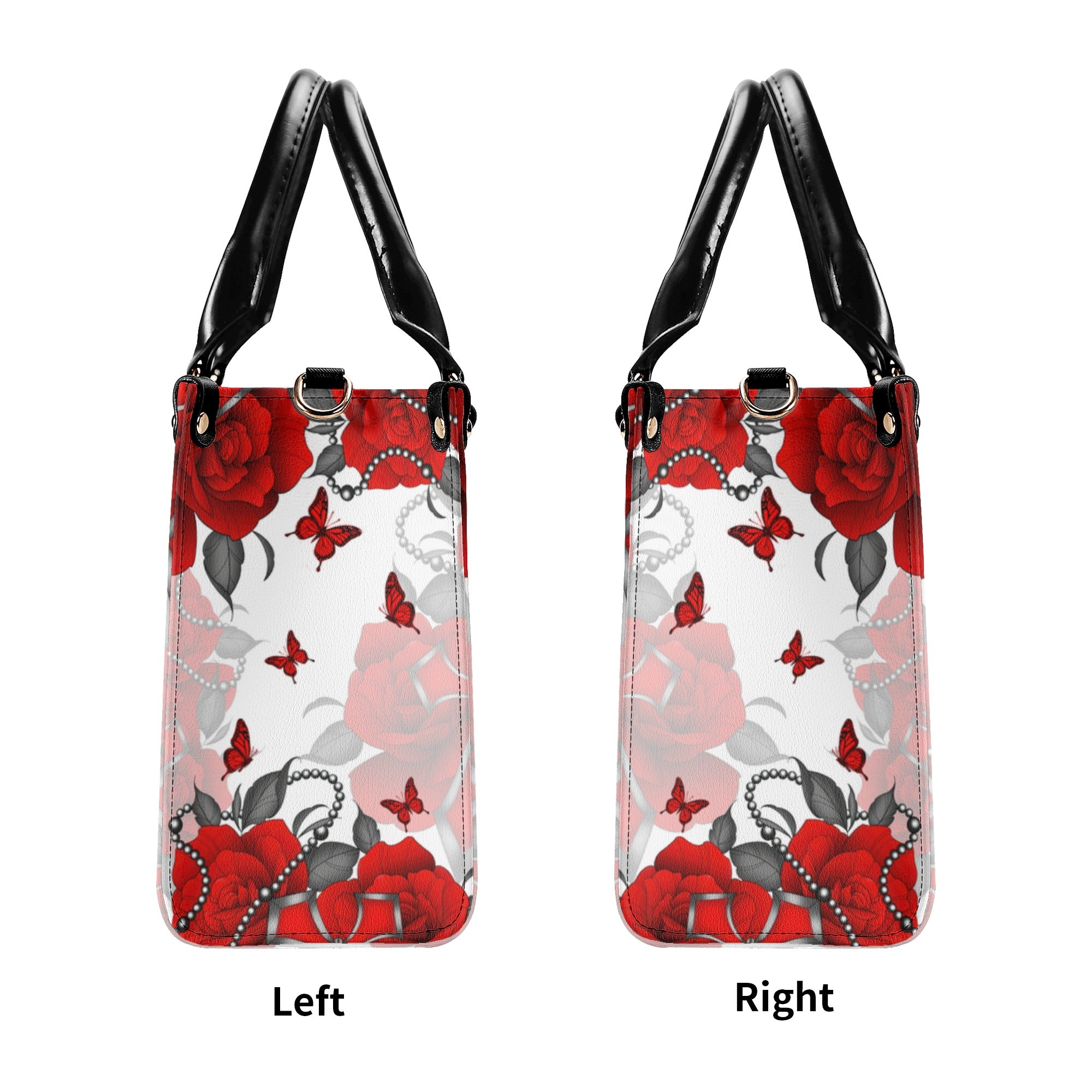 I Believe In God Rose Cross  Leather Handbag  - Tlnt2012244