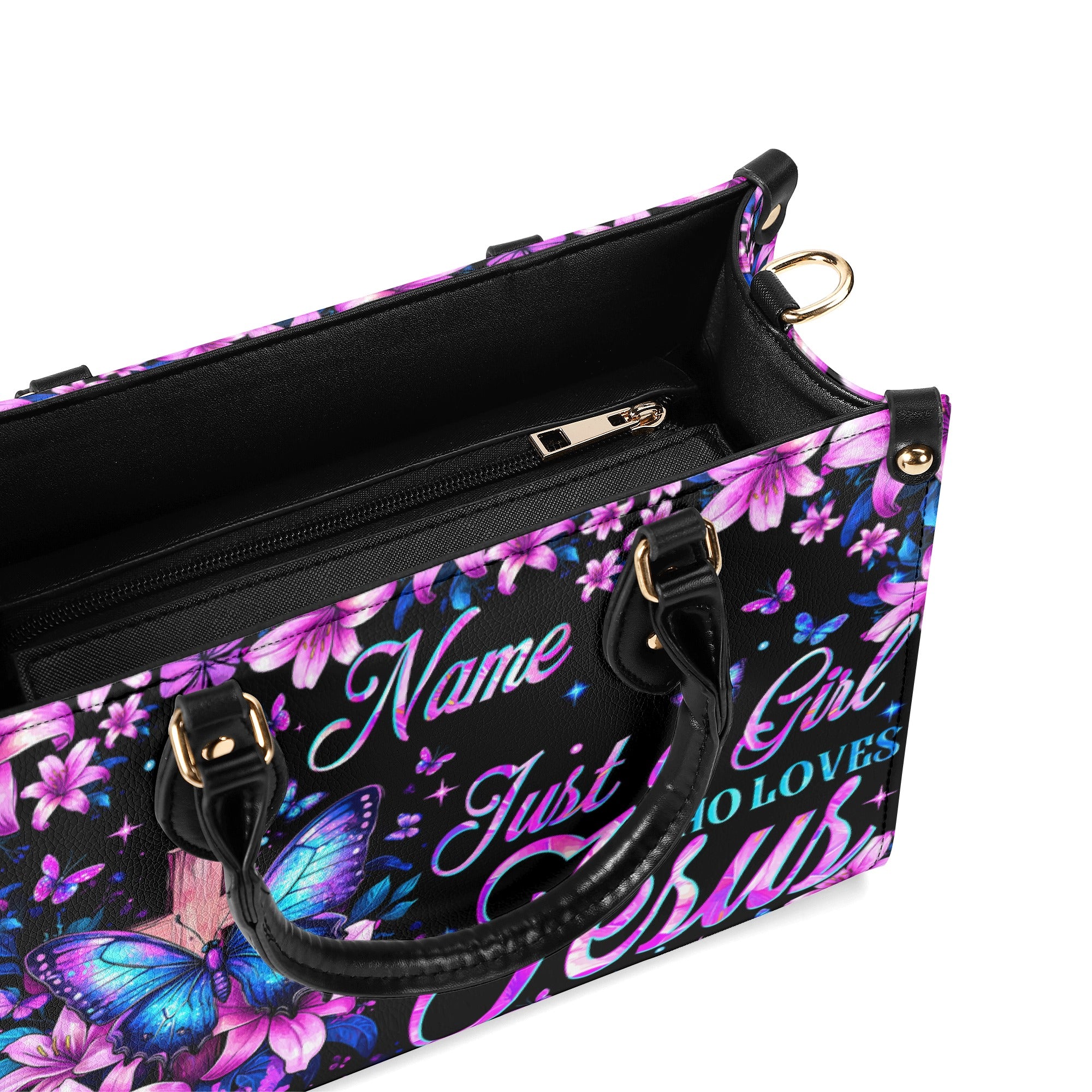 Just A Girl Who Loves Jesus Leather Handbag - Tytm0703254