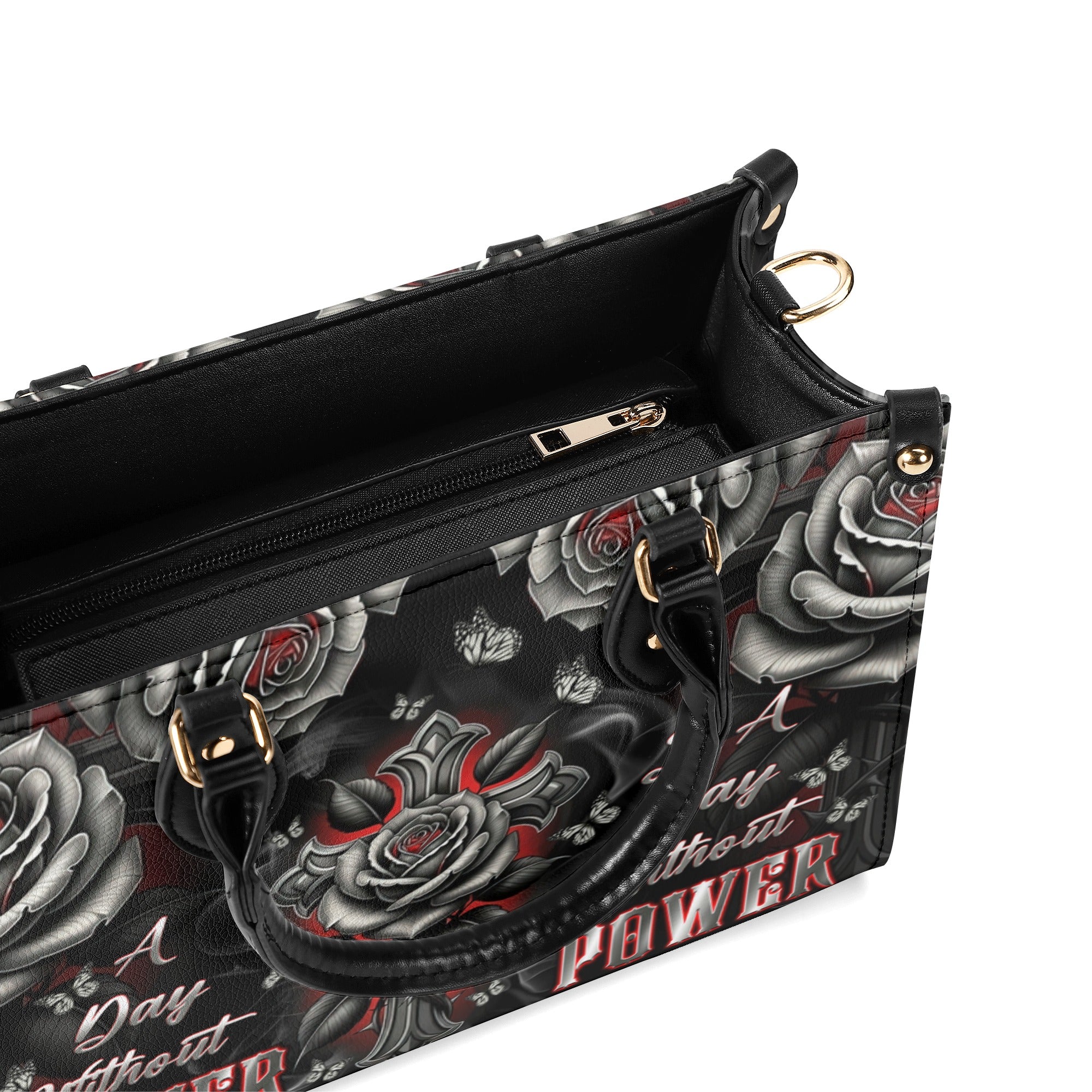 A Day Without Prayer Is A Day Without Power Leather Handbag  - Tlnt2612244