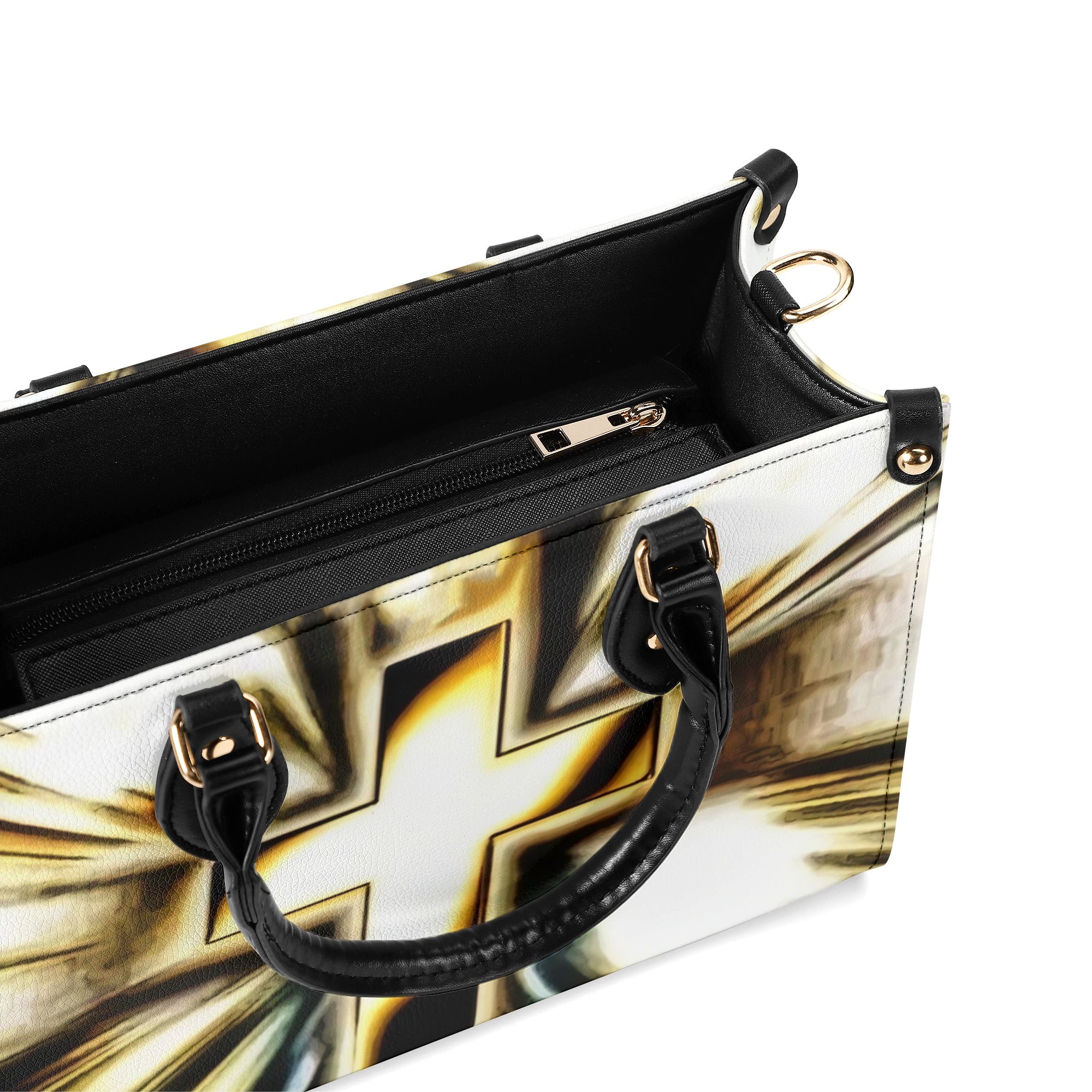 Glowing Cross Leather Handbag - Yhlt1312244