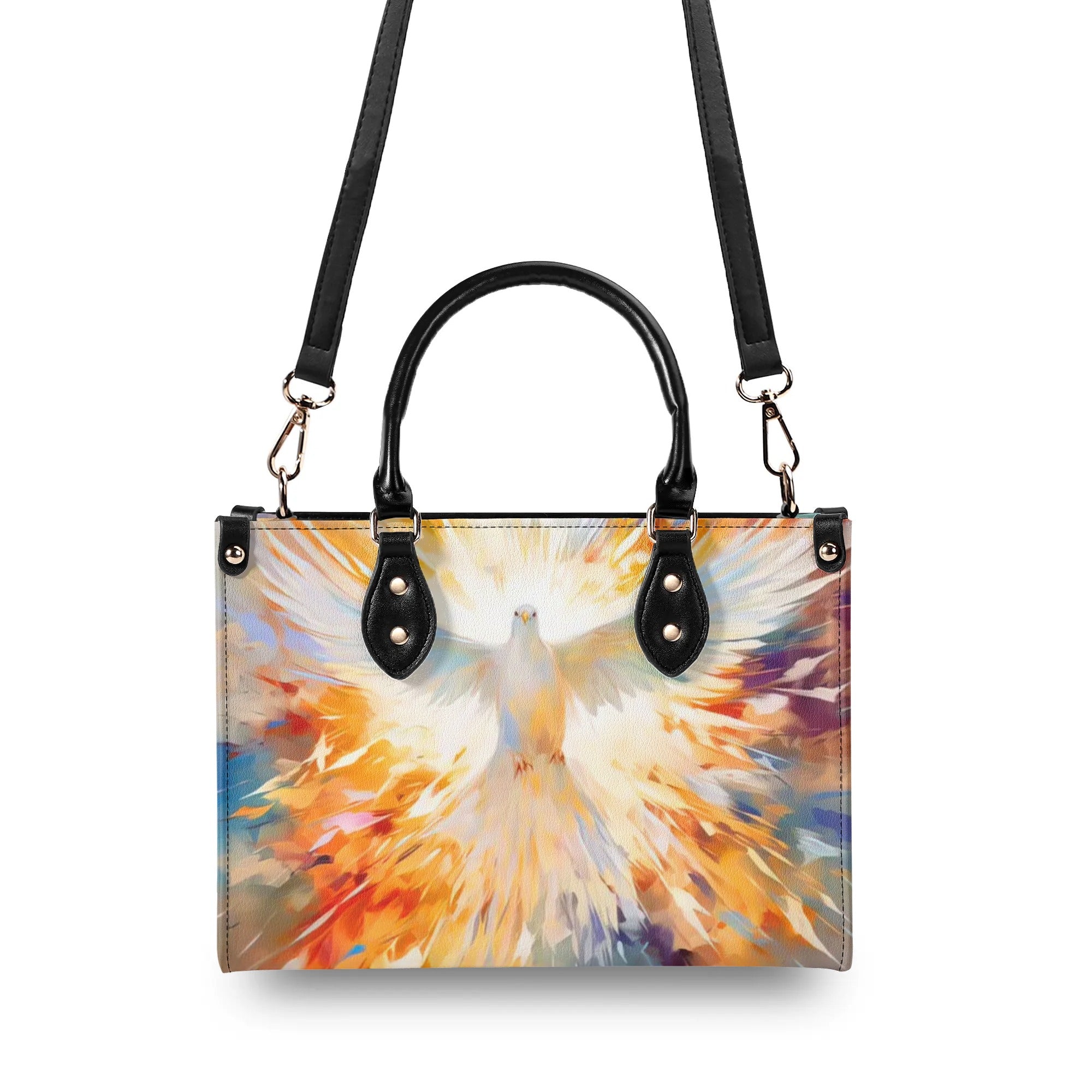 Faith Not Fear Leather Handbag - Yhln2806242