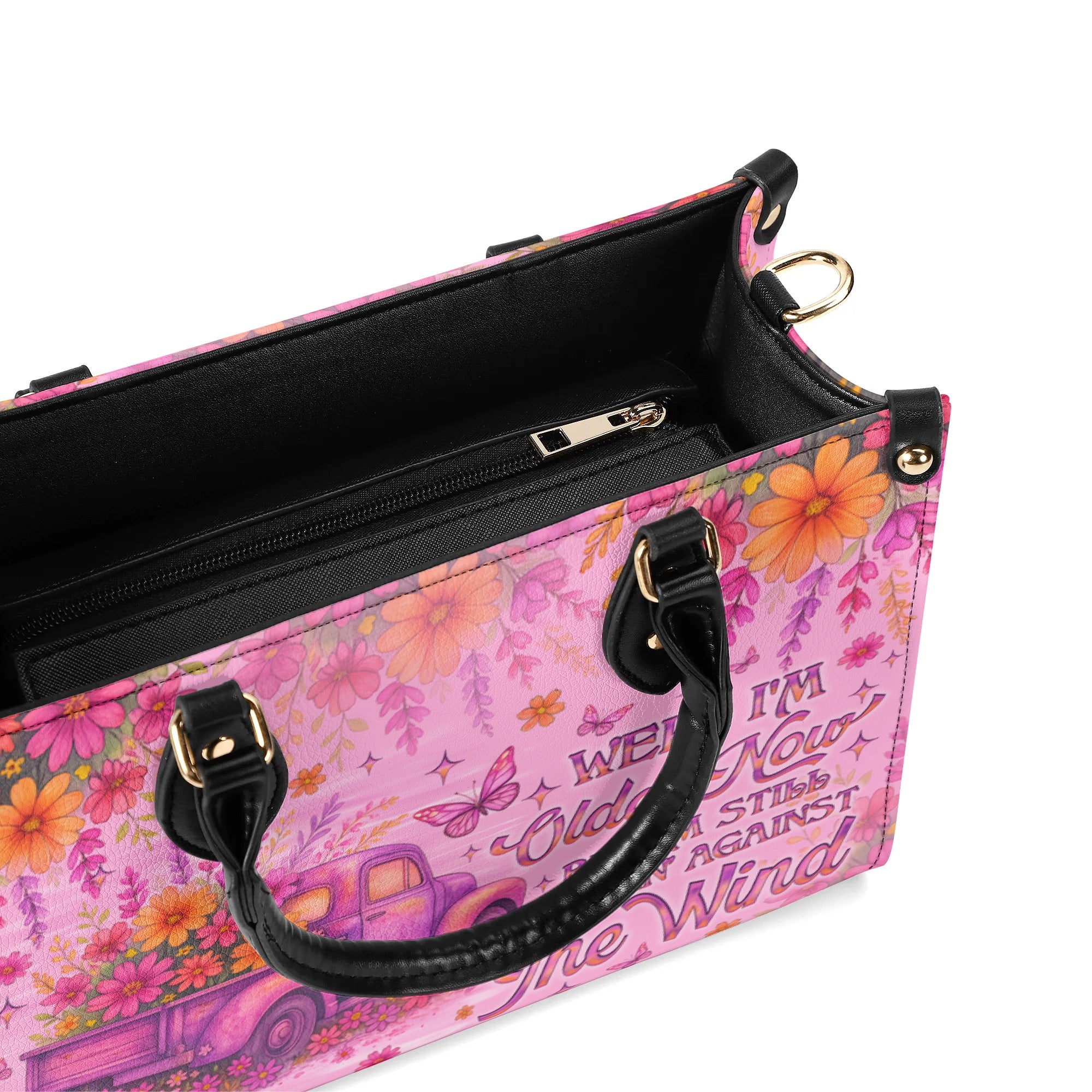 Running Against The Wind Truck Leather Handbag - Tlno0608253
