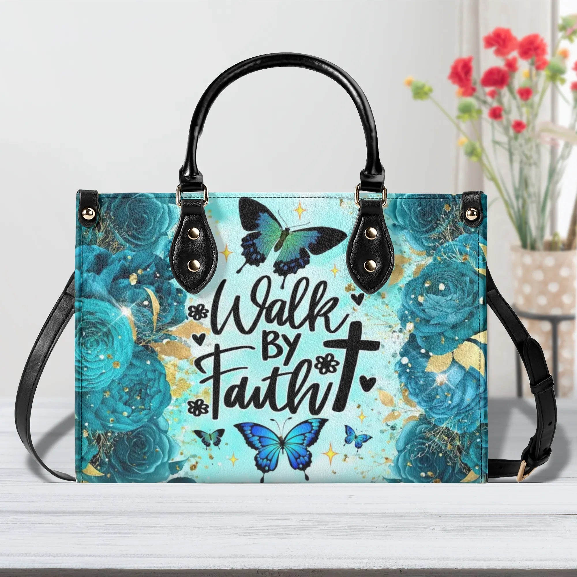 Walk By Faith Leather Handbag - Tlno1507244