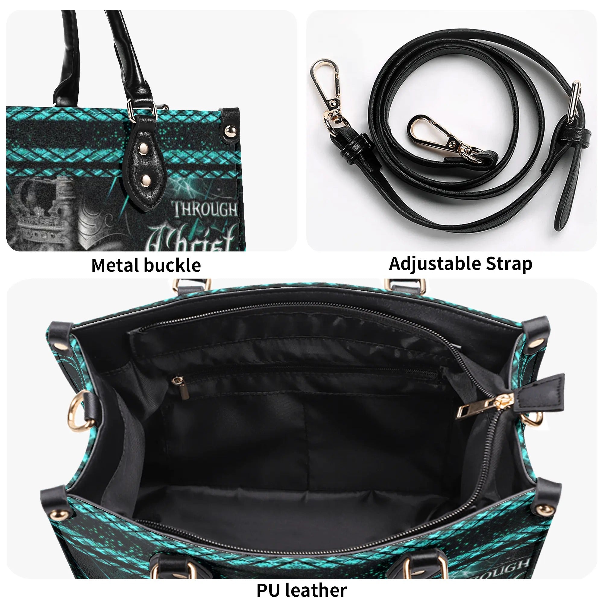 I Can Do All Things Leather Handbag - Yhdu2907243
