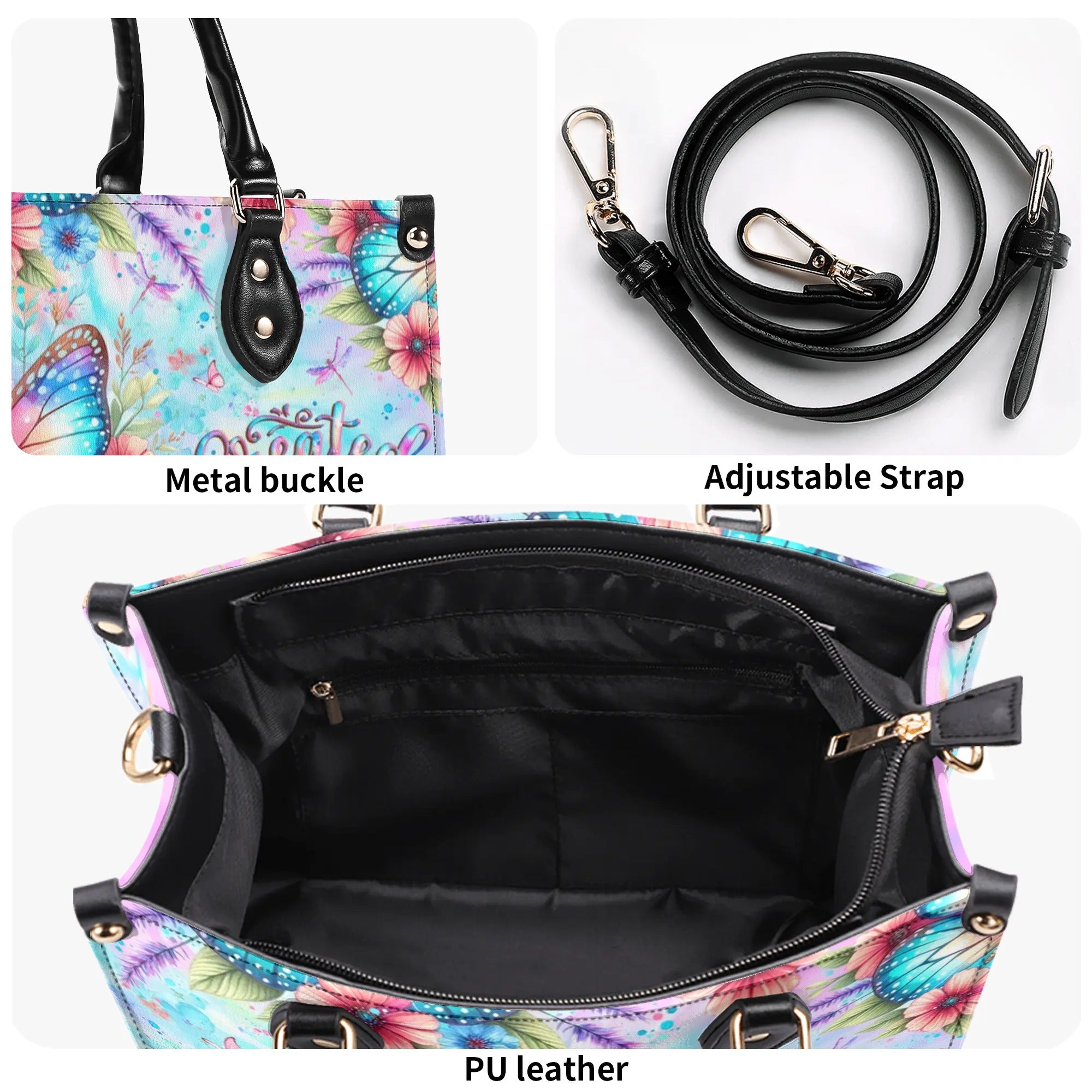 Created With A Purpose Leather Handbag - Yhlt1308243