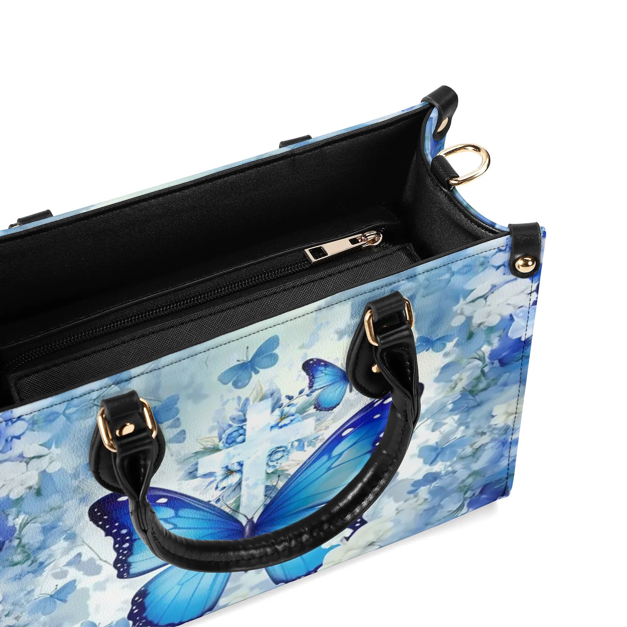 Butterfly Cross Leather Handbag - Yhhg1107244