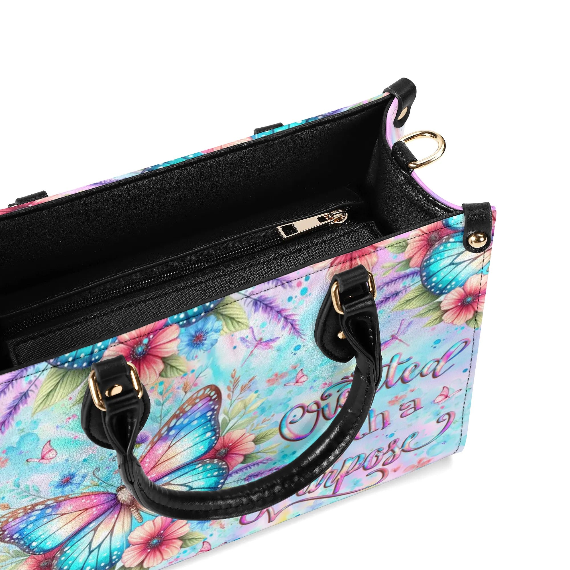 Created With A Purpose Leather Handbag - Yhlt1308243