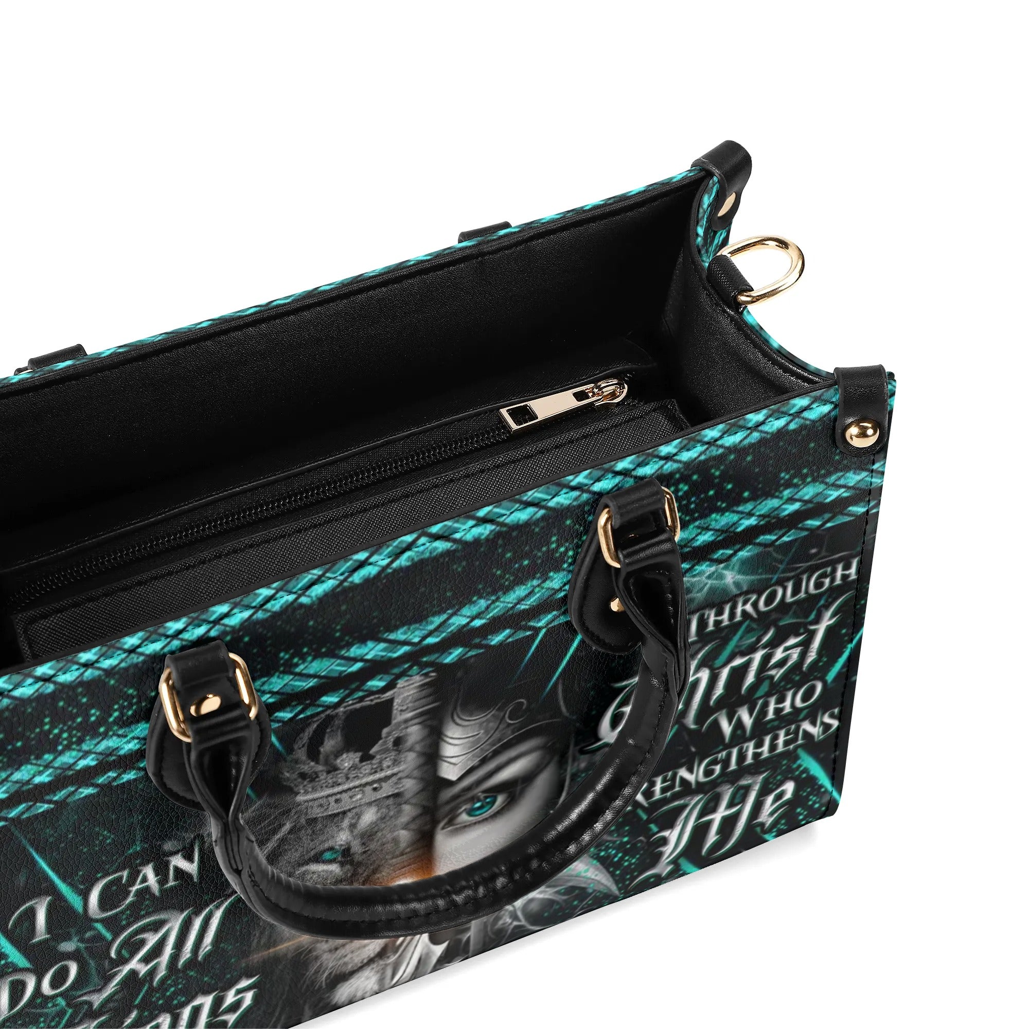 I Can Do All Things Leather Handbag - Yhdu2907243