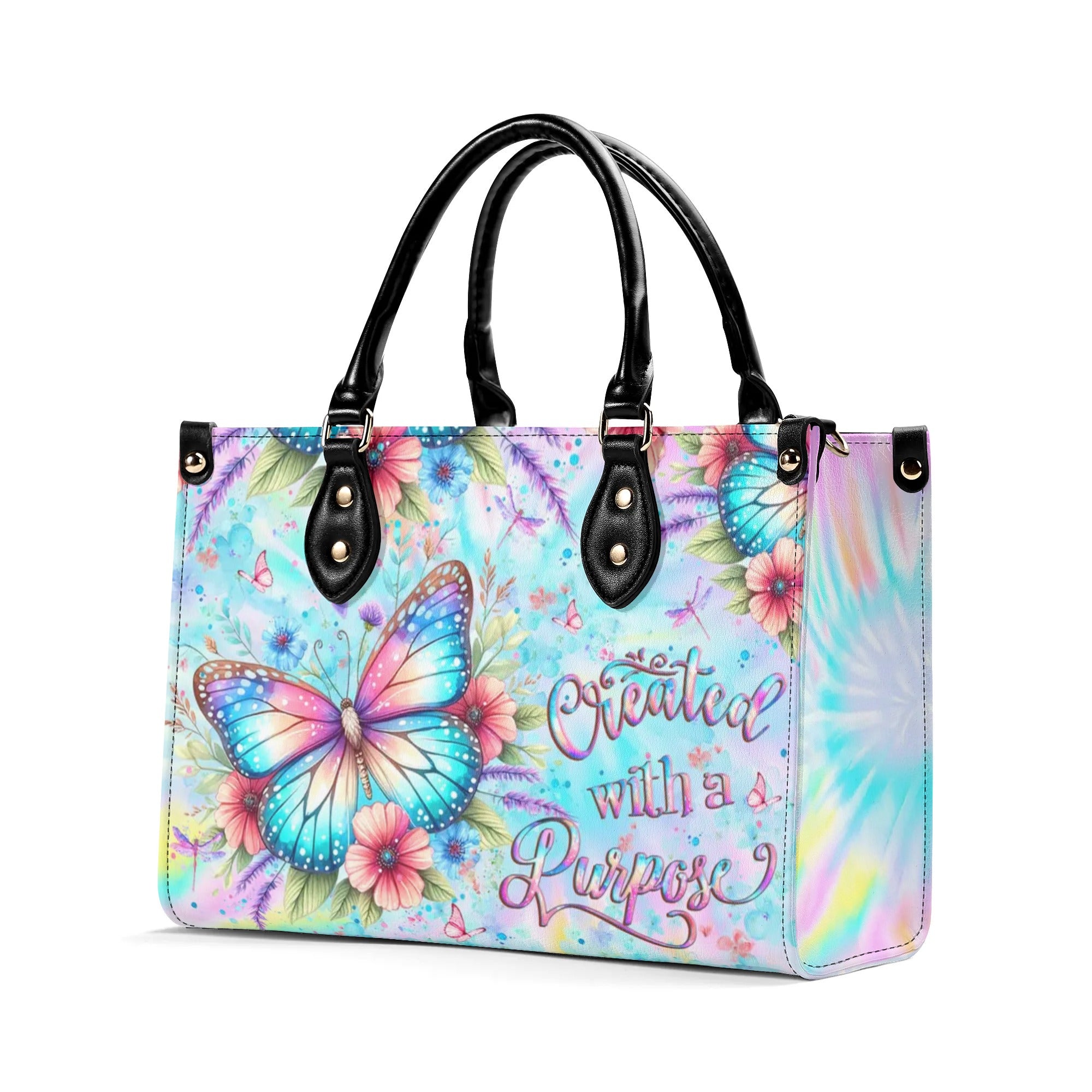 Created With A Purpose Leather Handbag - Yhlt1308243