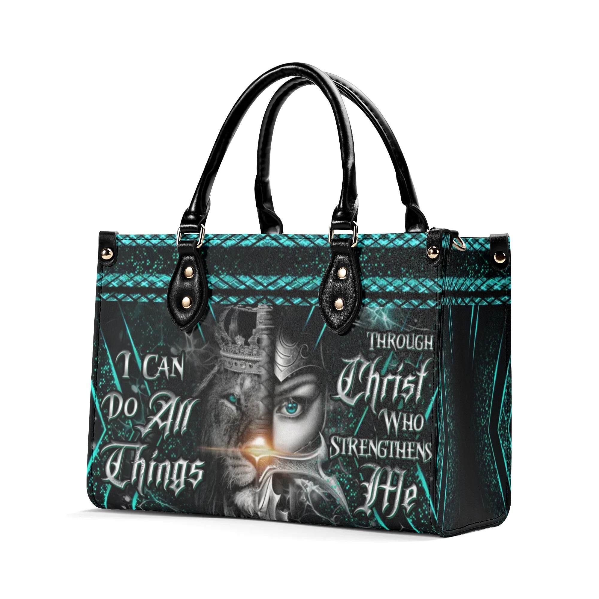 I Can Do All Things Leather Handbag - Yhdu2907243