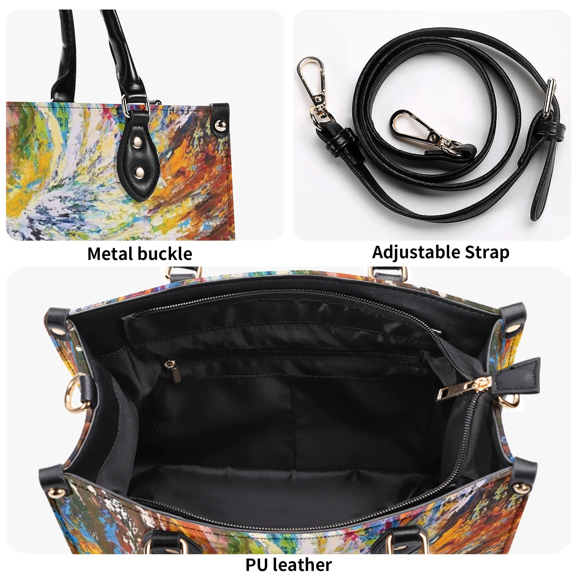 Paining Dove Faith Leather Handbag - Yhlt2409244