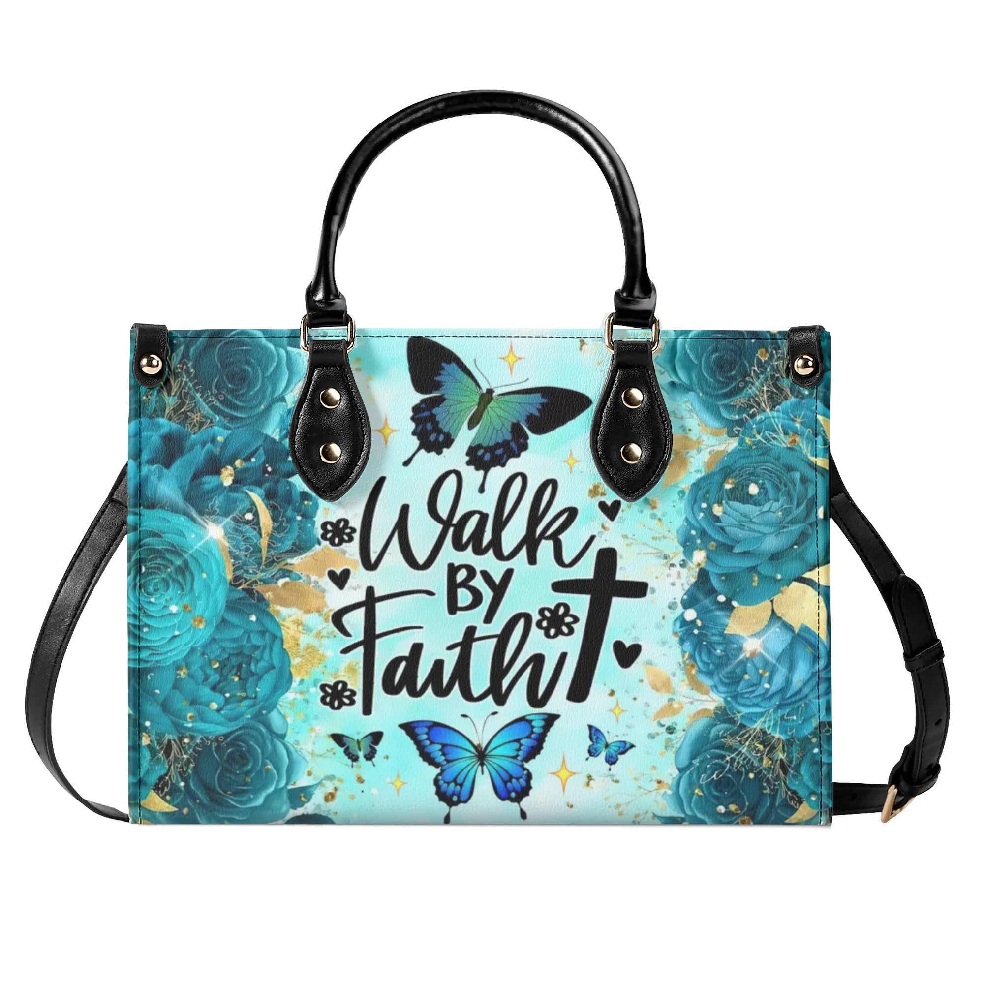 Walk By Faith Leather Handbag - Tlno1507244