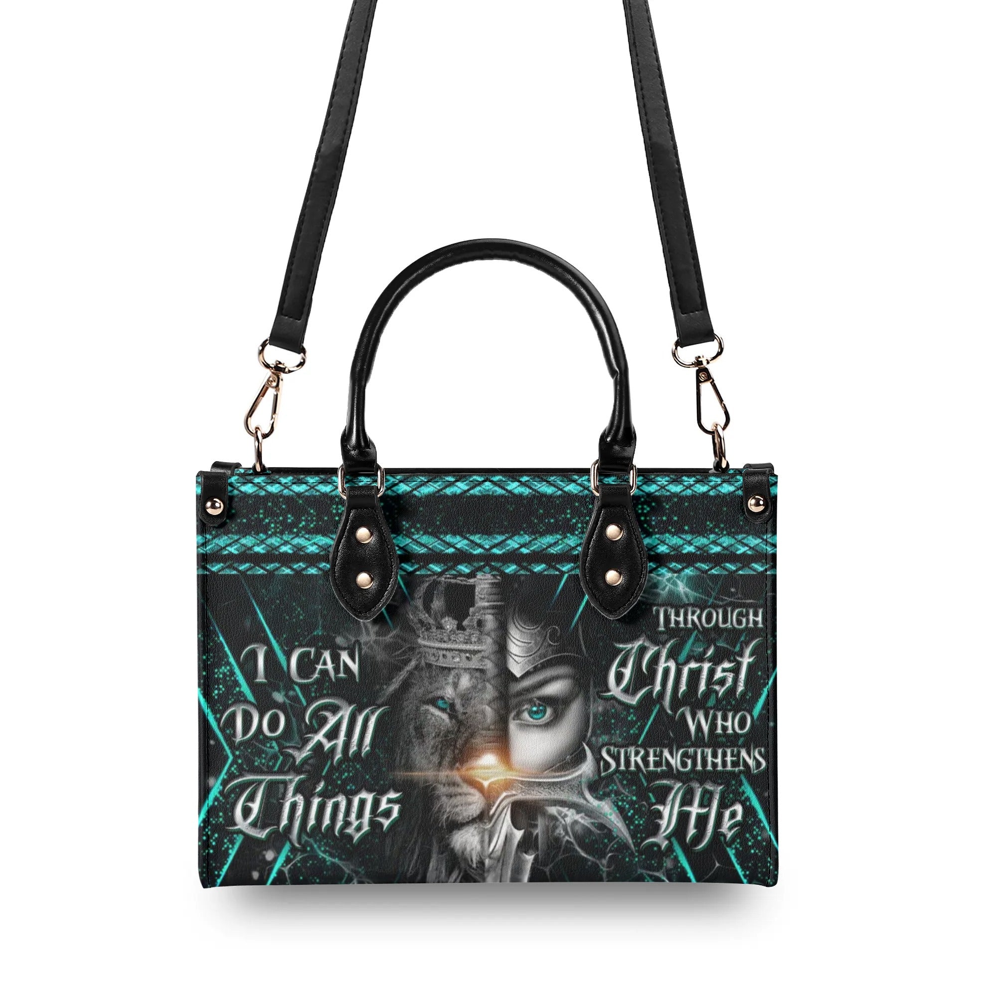 I Can Do All Things Leather Handbag - Yhdu2907243