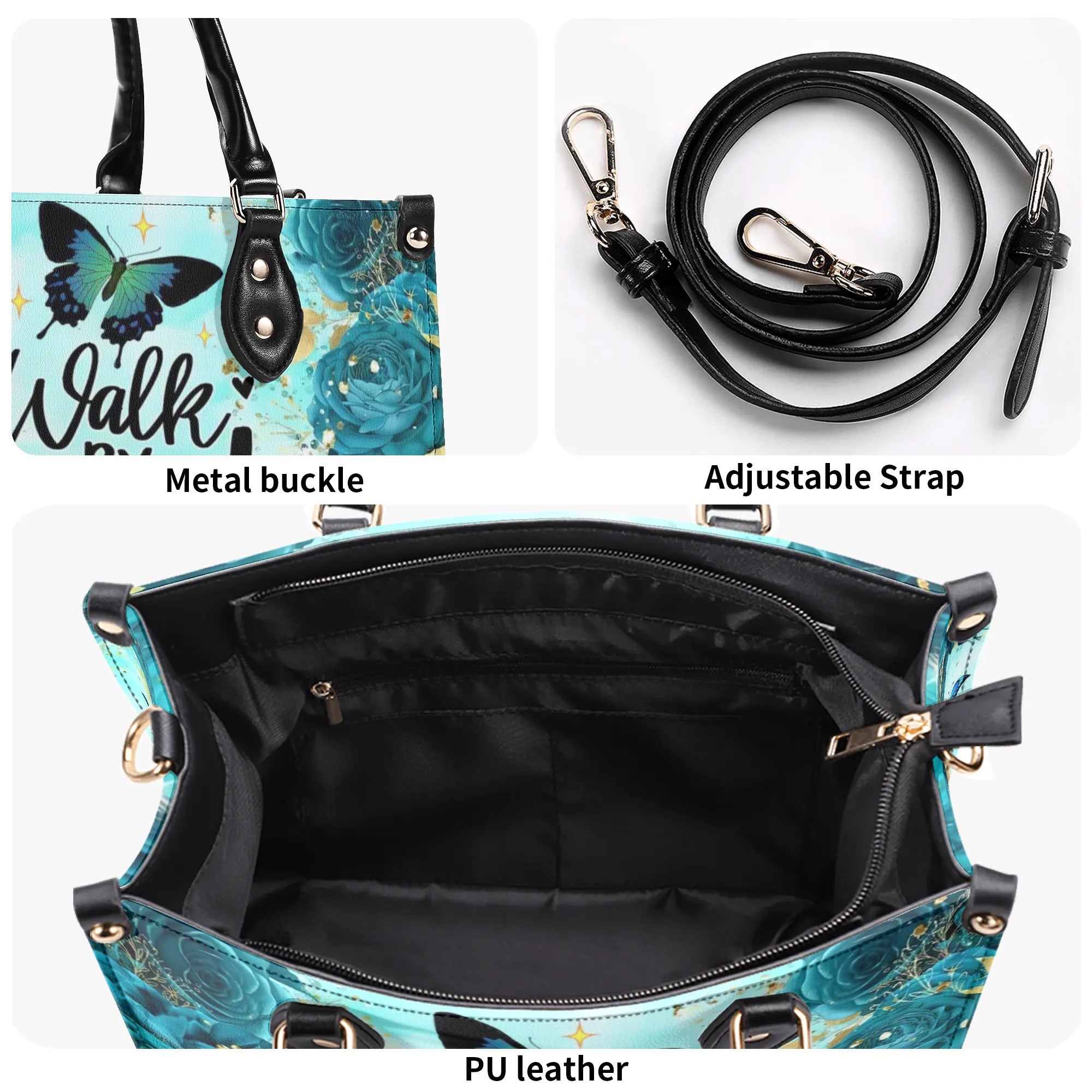 Walk By Faith Leather Handbag - Tlno1507244