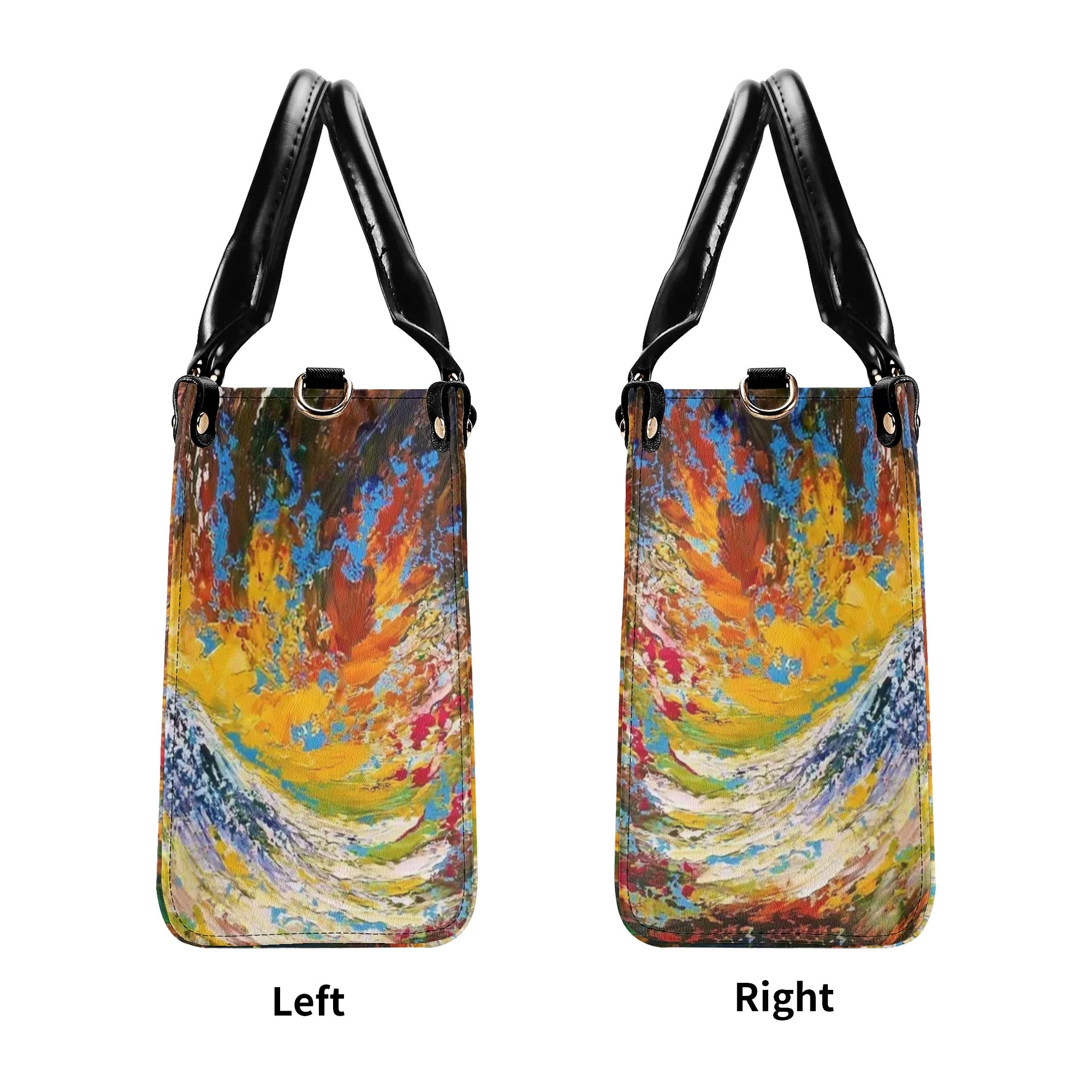 Paining Dove Faith Leather Handbag - Yhlt2409244