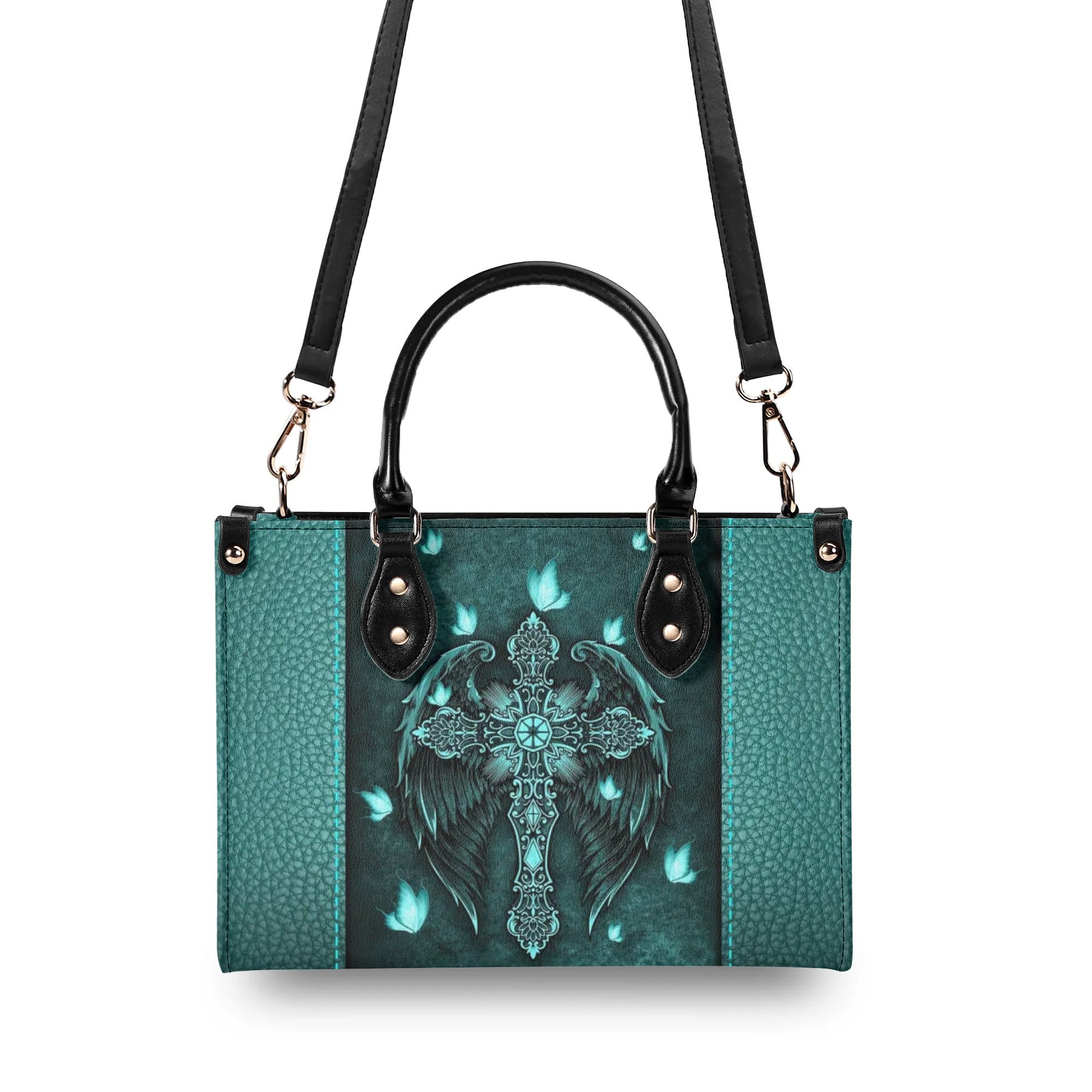 Cross Wings Leather Handbag - Tlnt2706243