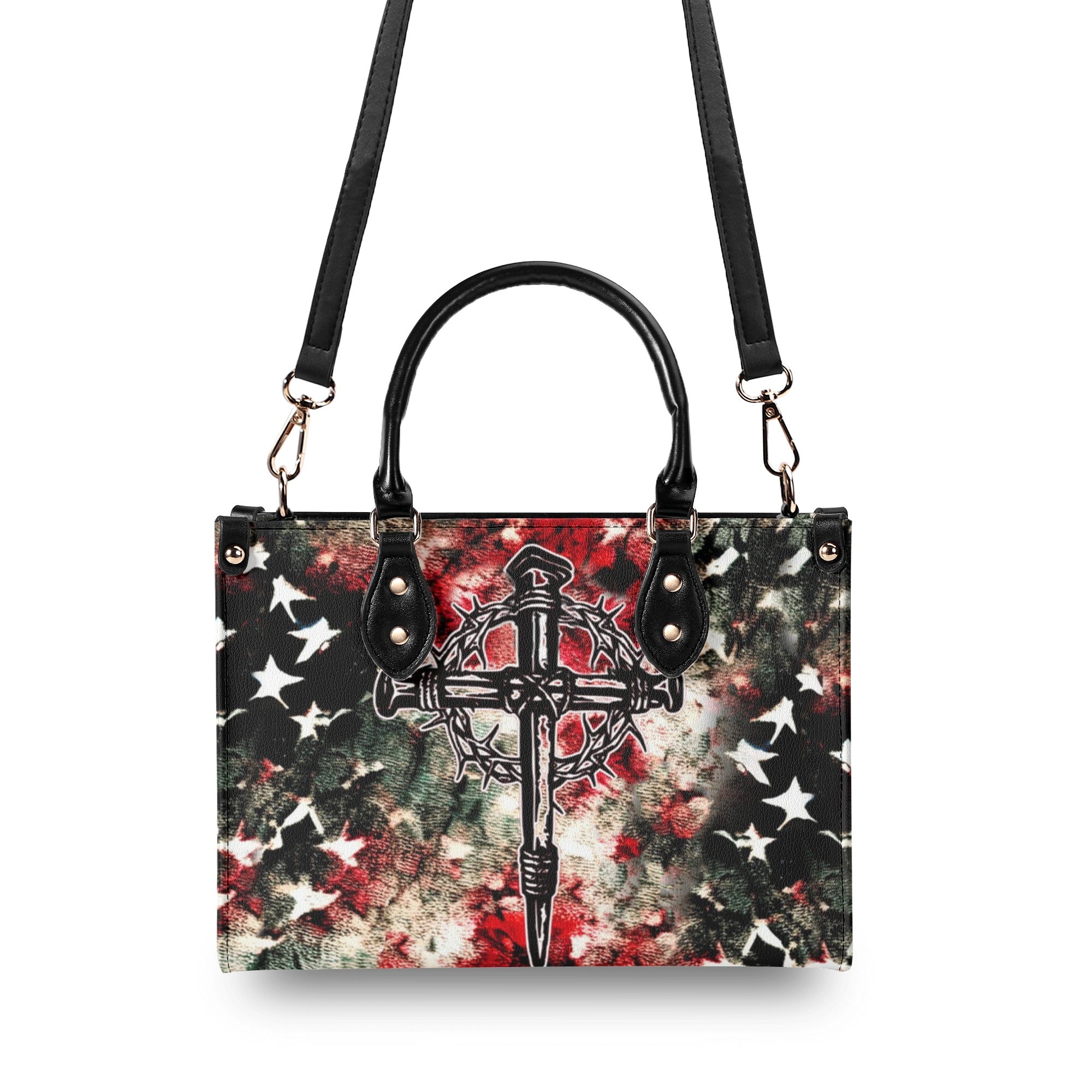 Cross Faith Leather Handbag - Yhhn0512244