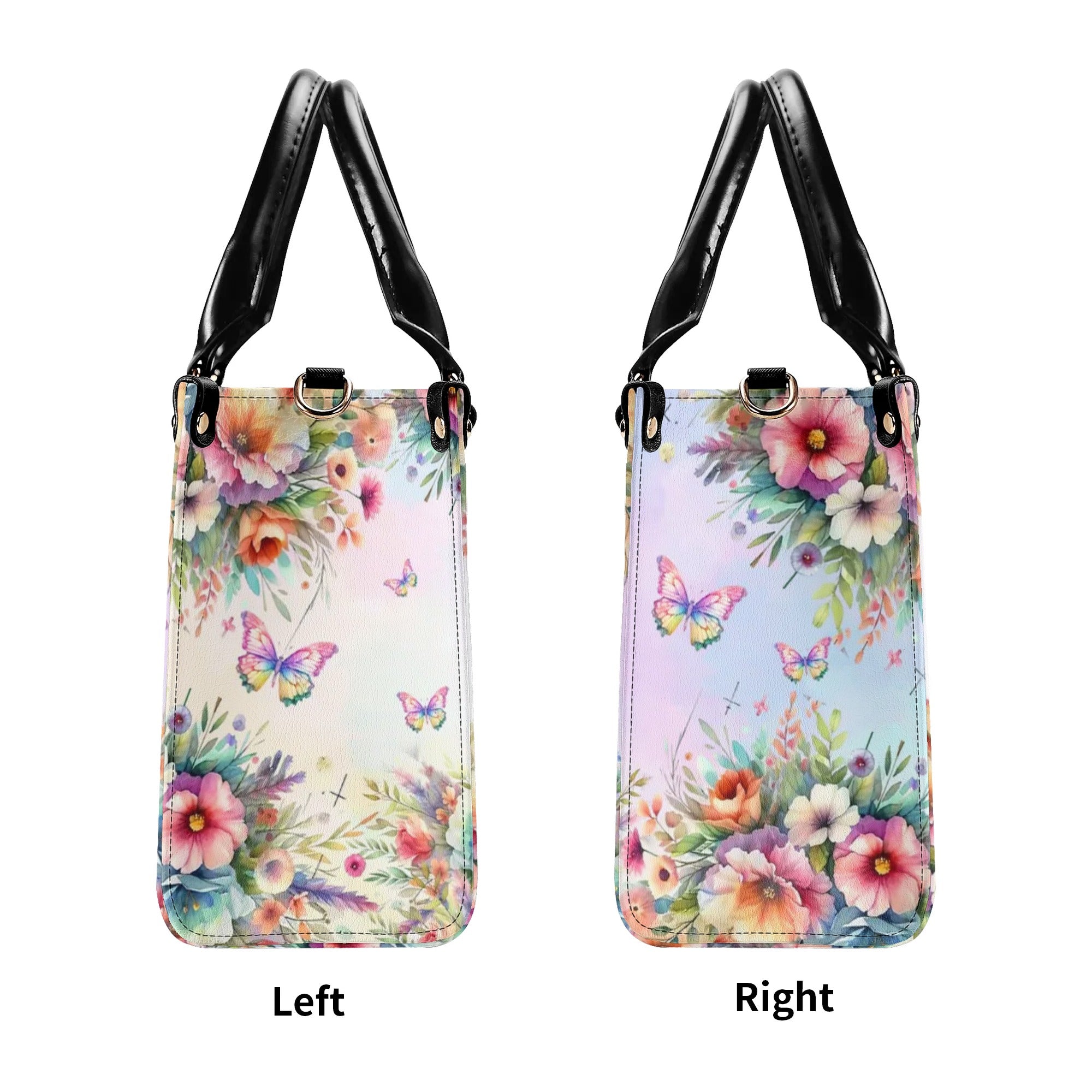 Cross Flowers Leather Handbag - Yhln1507244