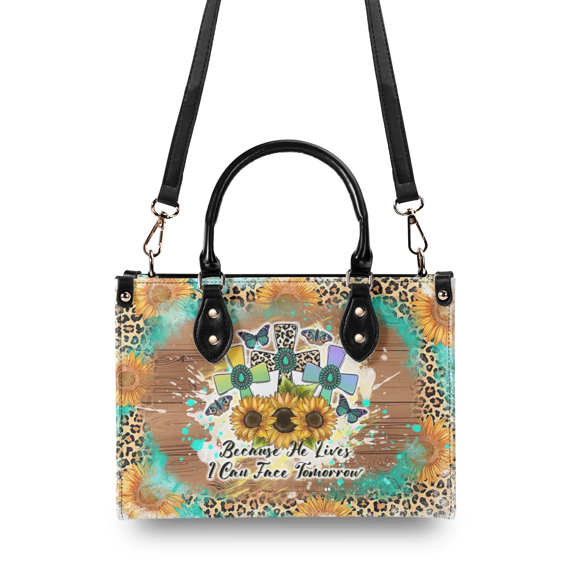 Because he Lives Leather Handbag - Tltw1207244