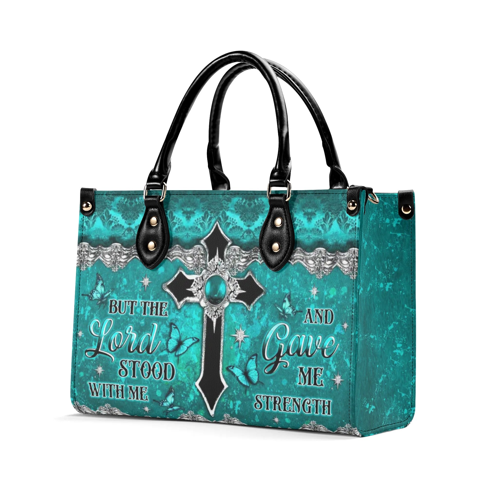 Lord Stood With Me Leather Handbag - Yhlt2506244