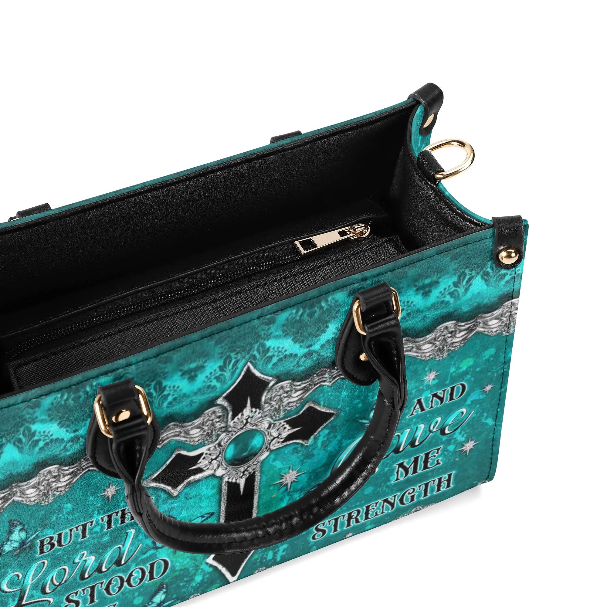 Lord Stood With Me Leather Handbag - Yhlt2506244
