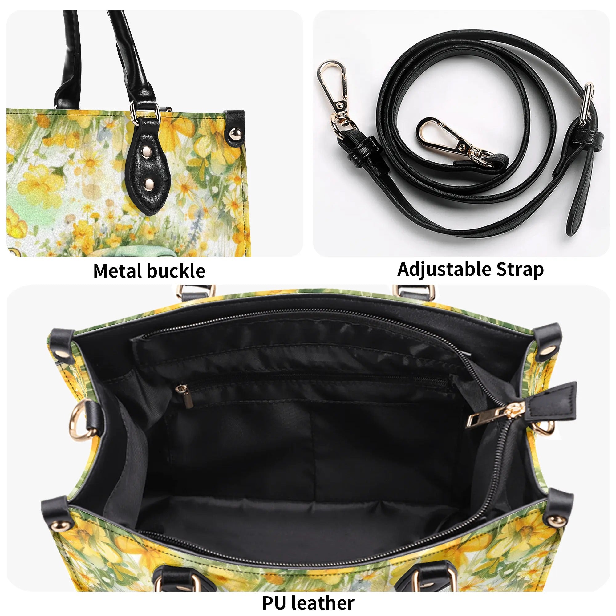 Jesus Take The Wheel Leather Handbag - Tlnt0808244