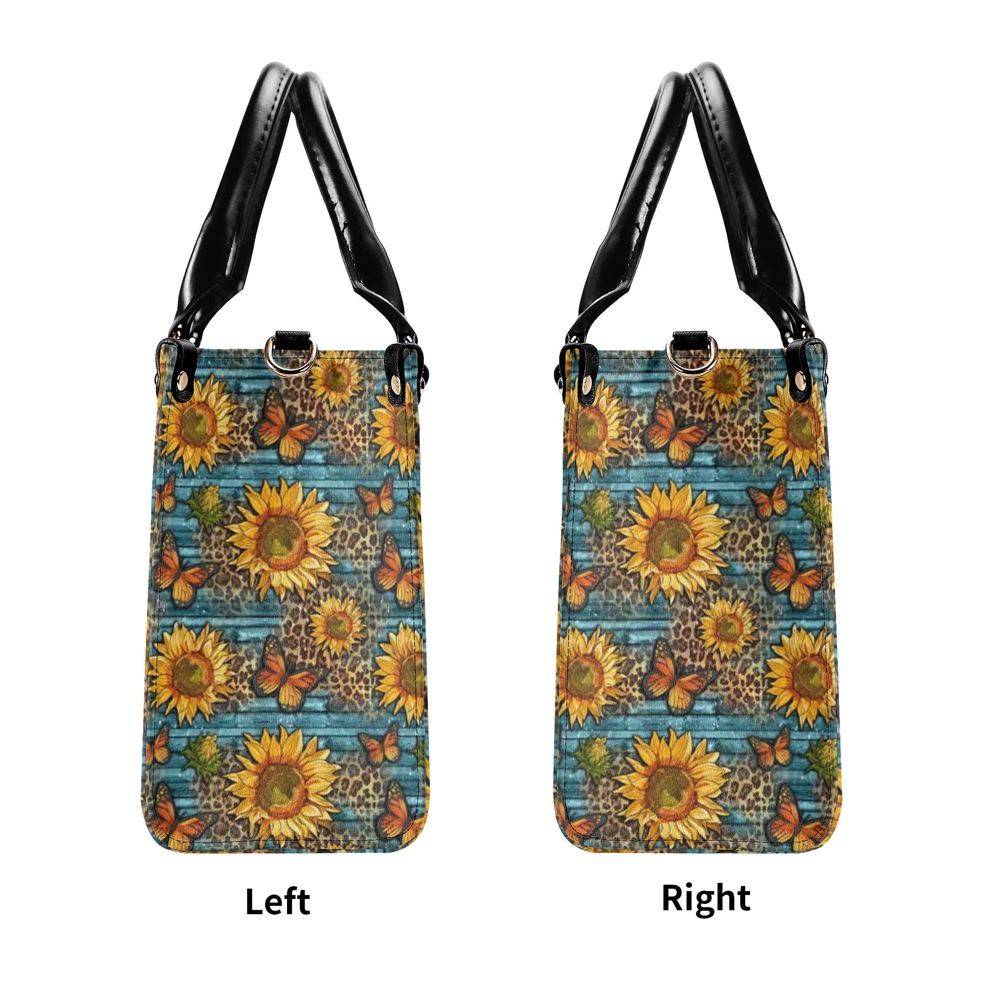 With God All Things Are Possible Sunflower Leather Handbag - Tltw2806243