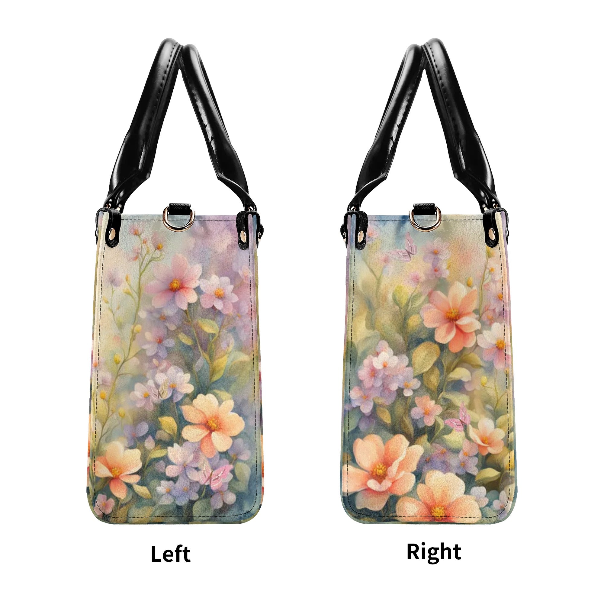 Walk By Faith Flowers Leather Handbag - Yhhn0608244
