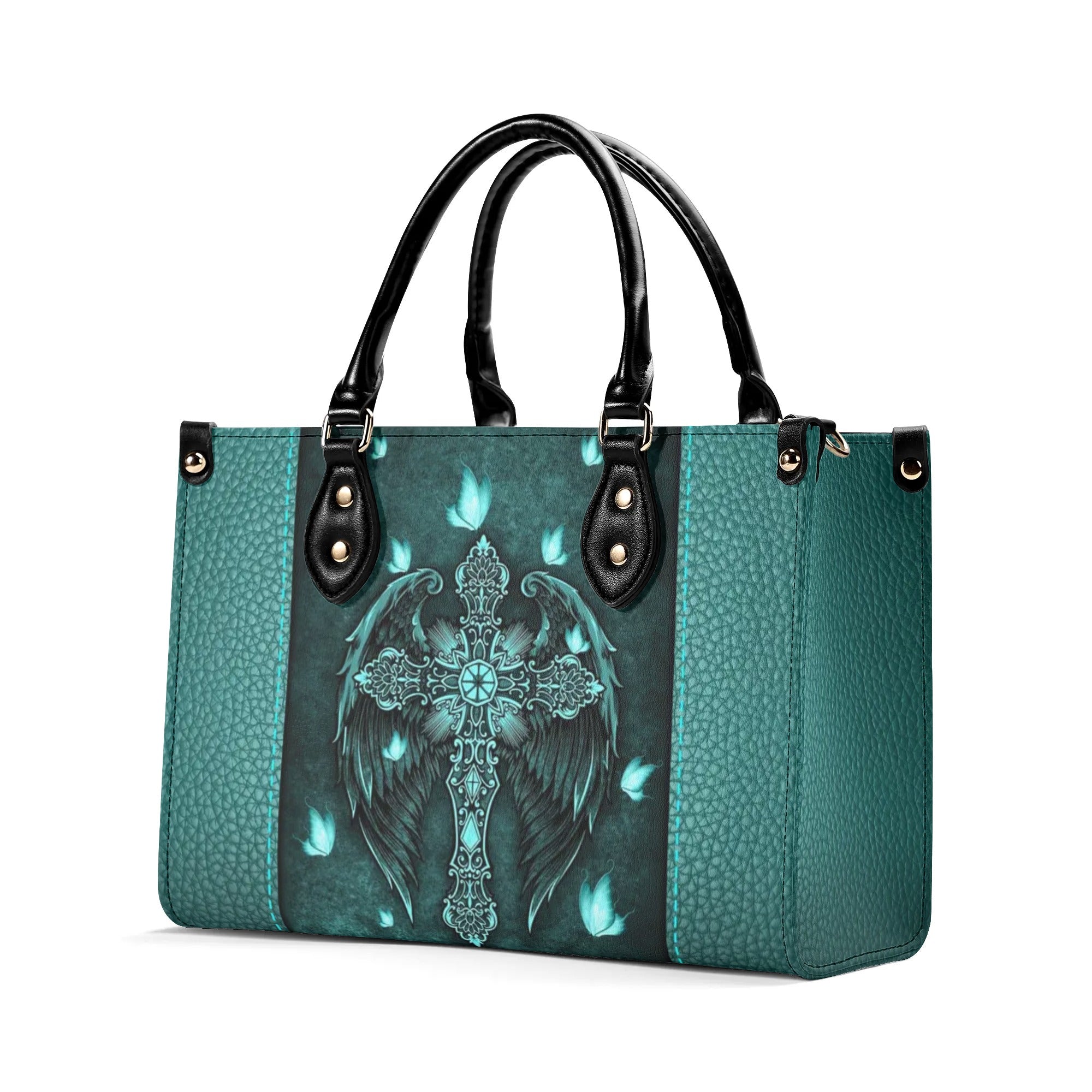 Cross Wings Leather Handbag - Tlnt2706243